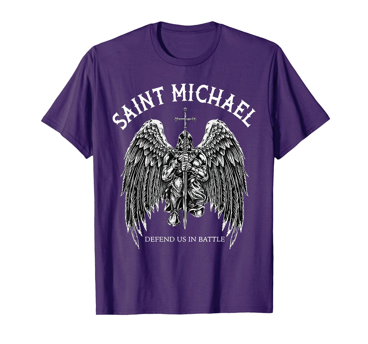 Saint Michael Defend Us In Battle T-Shirt
