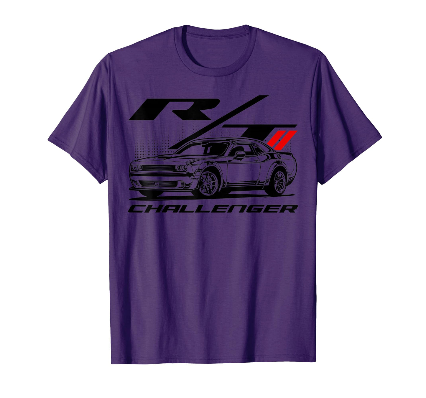 Retro Car Challenger Basic Classic Automotive Performance T-Shirt