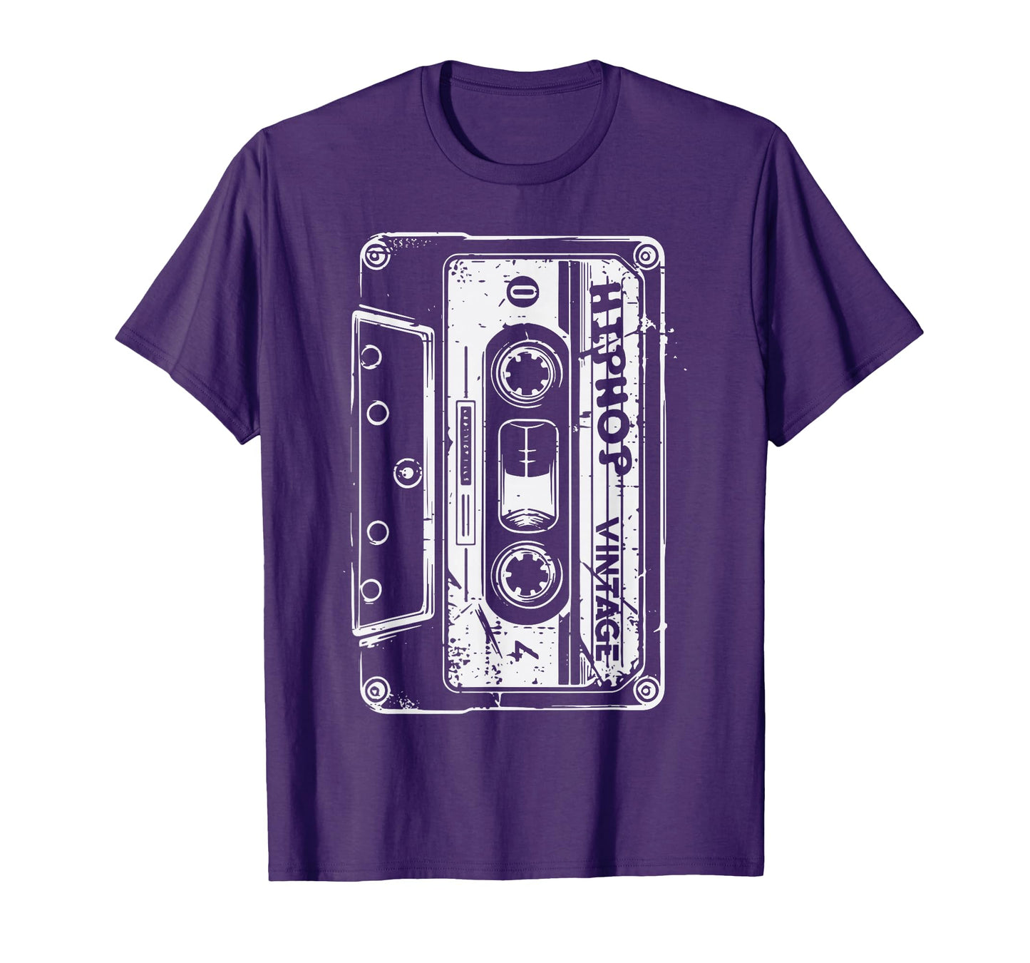 Cassette Tape Hip Hop Vintage Retro 80s 90s Men Women Kids T-Shirt