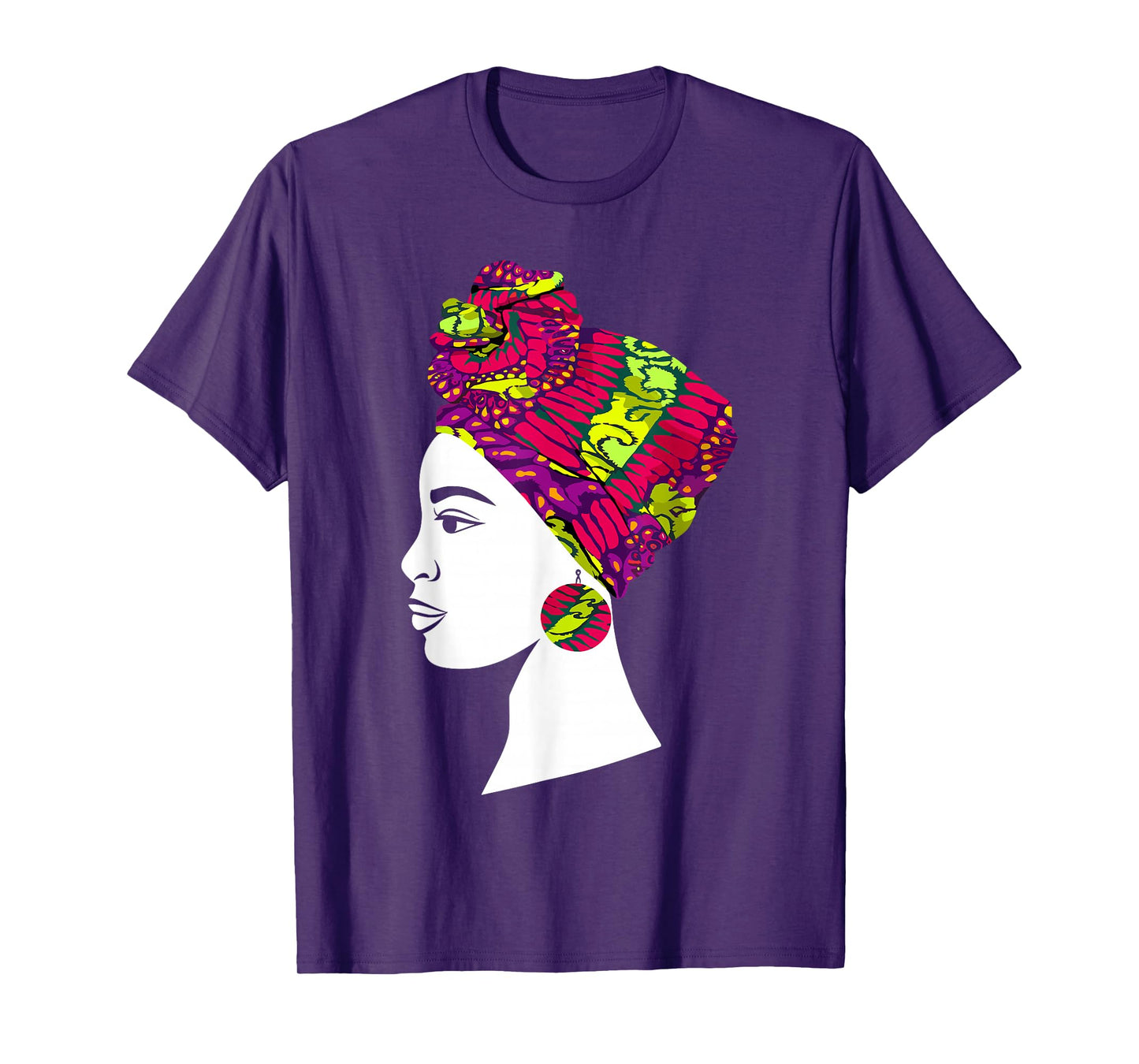 Best African Art for Women Girls Kente Cloth African Print T-Shirt