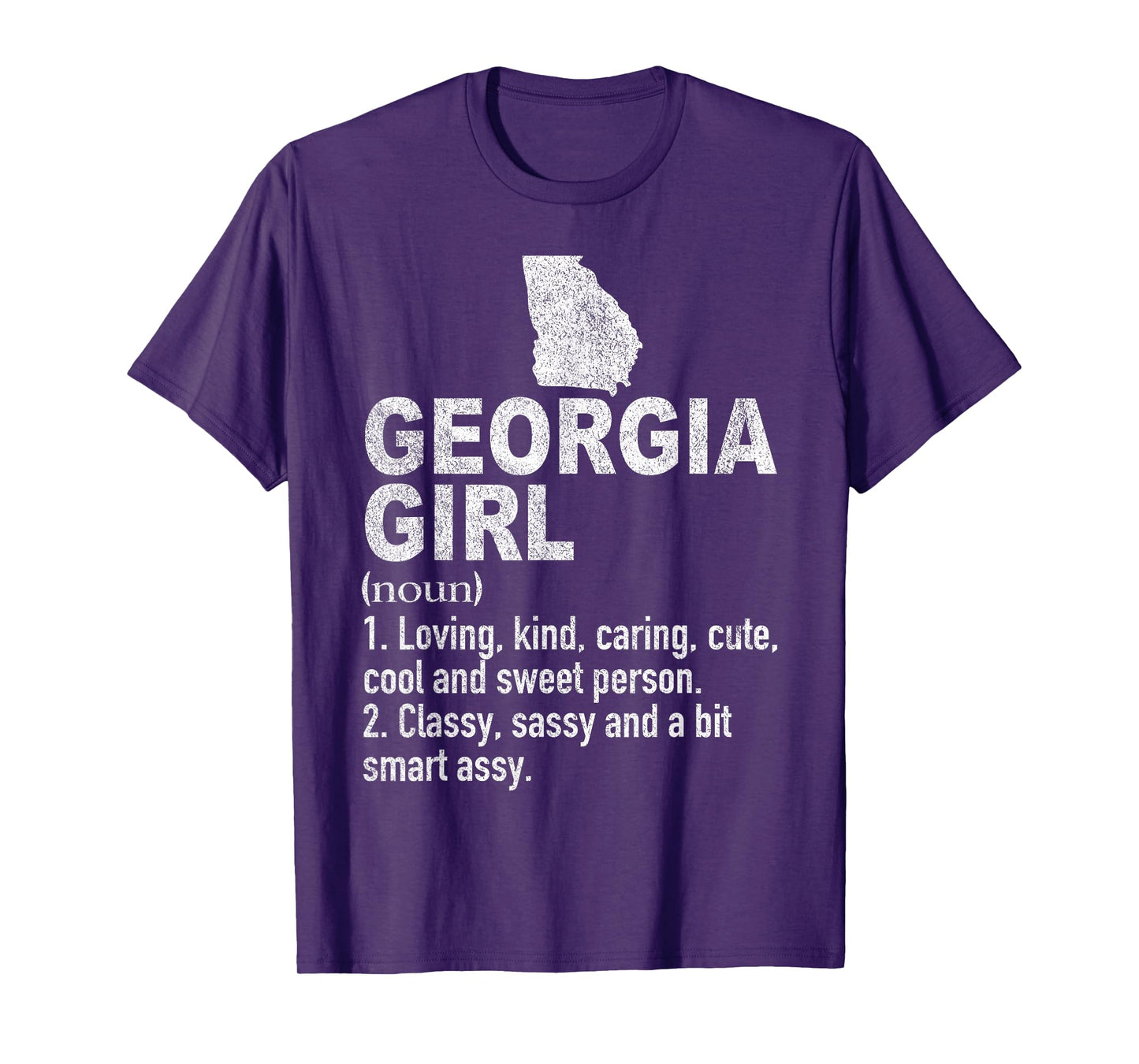 Georgia Girl Definition Funny Hometown Home Georgia Roots T-Shirt