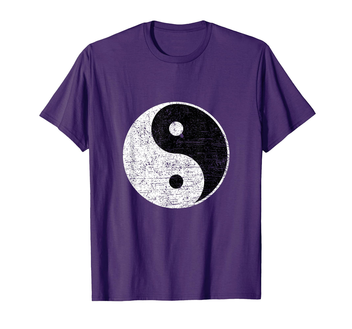 Yin And Yang Black White Abstract Asian Art Style Yoga Gift T-Shirt