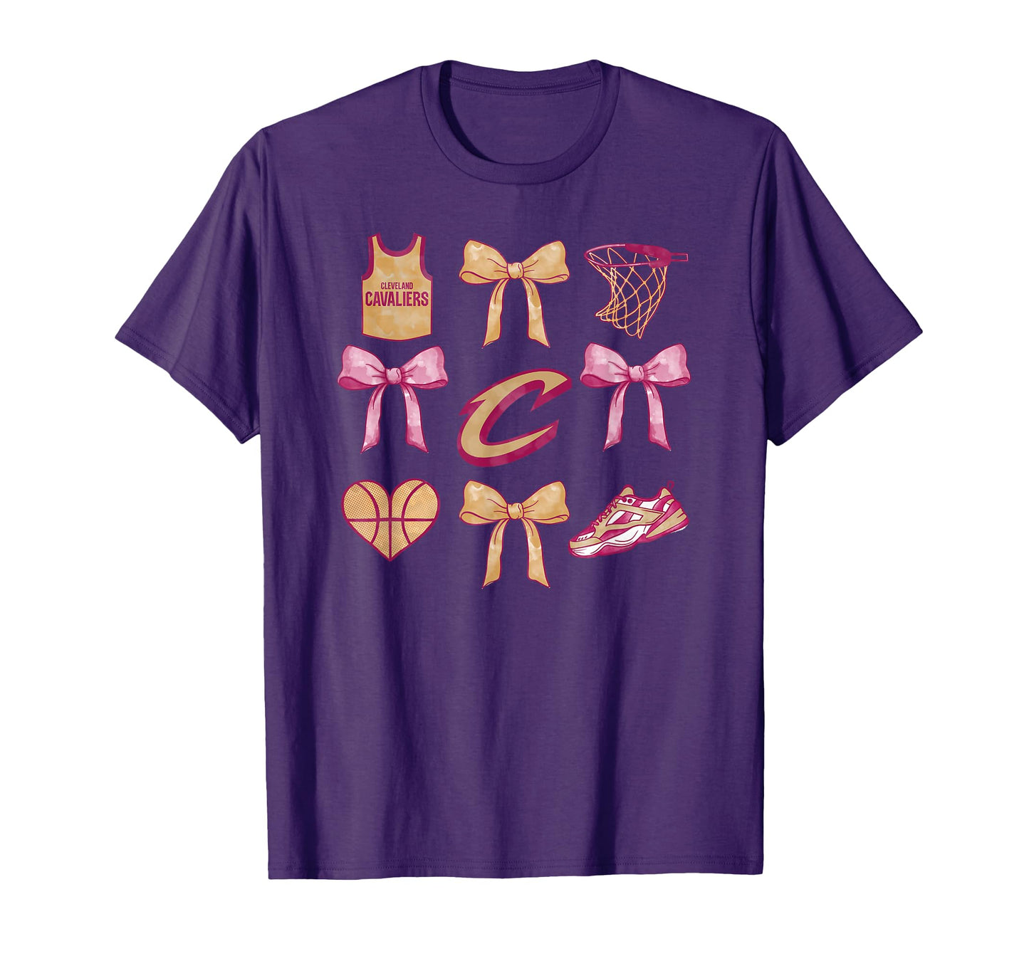 NBA Cleveland Cavaliers Bow Grid T-Shirt