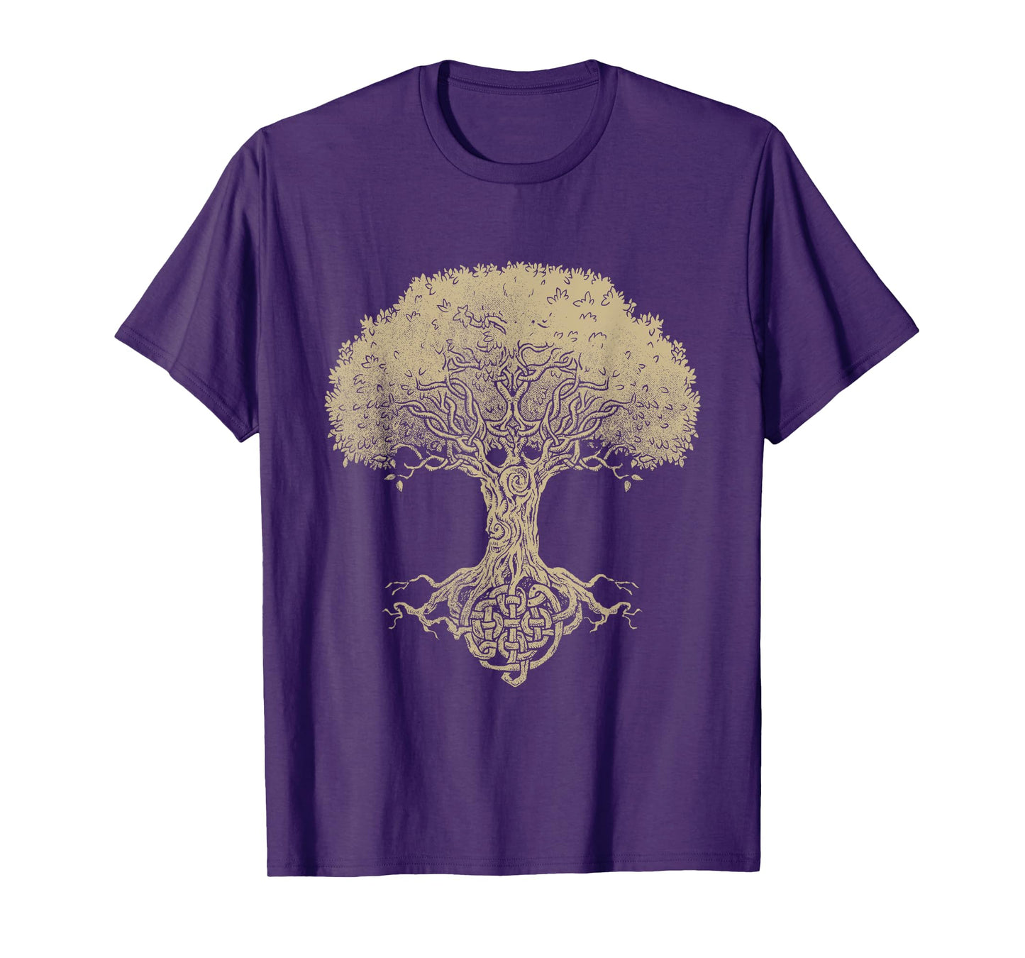 Sacred Tree Roots Celtic Knot Spiritual Celt Irish Mythology T-Shirt