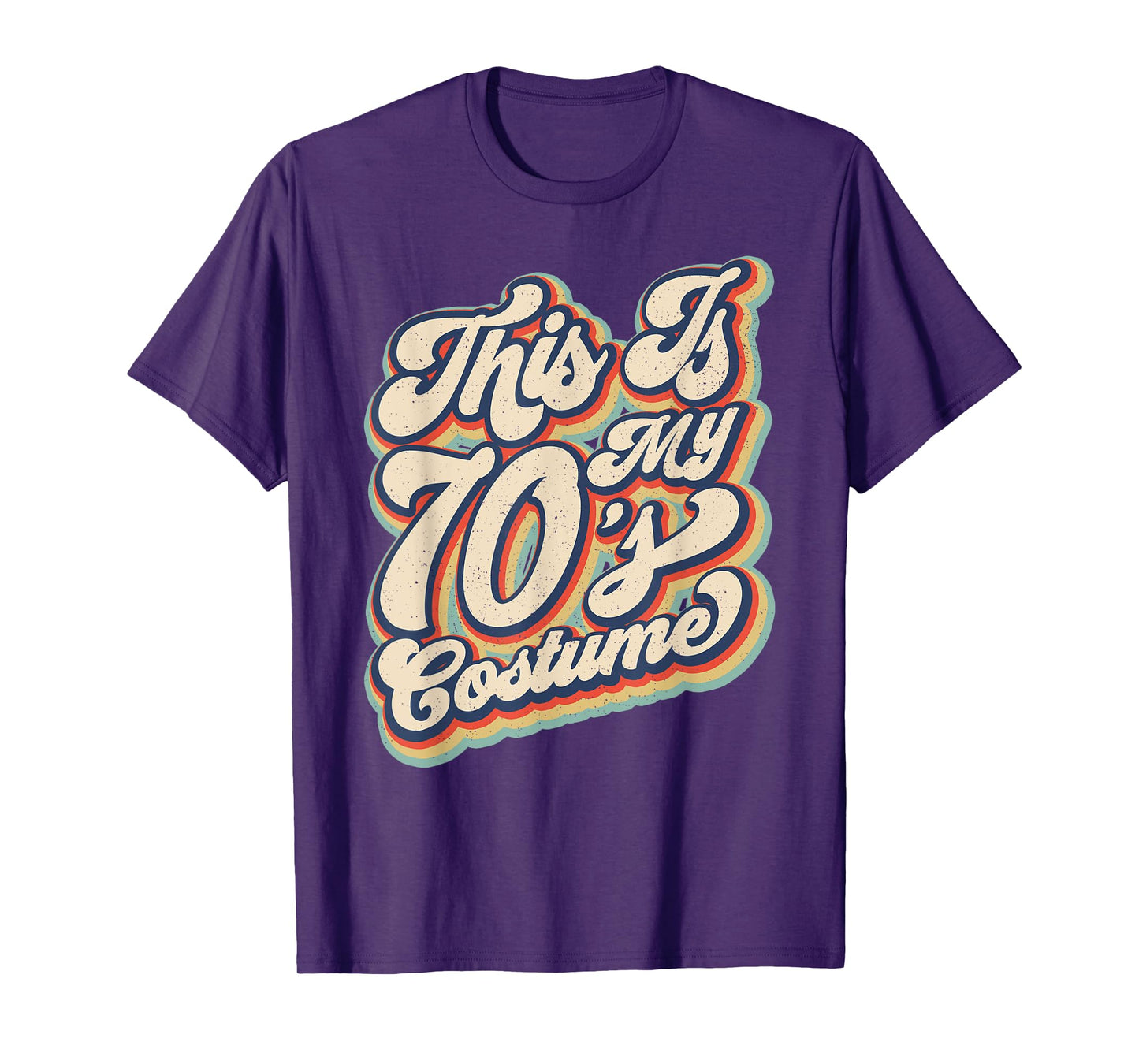 This Is My 70s Costume Vintage Retro Halloween 70's Hippie T-Shirt
