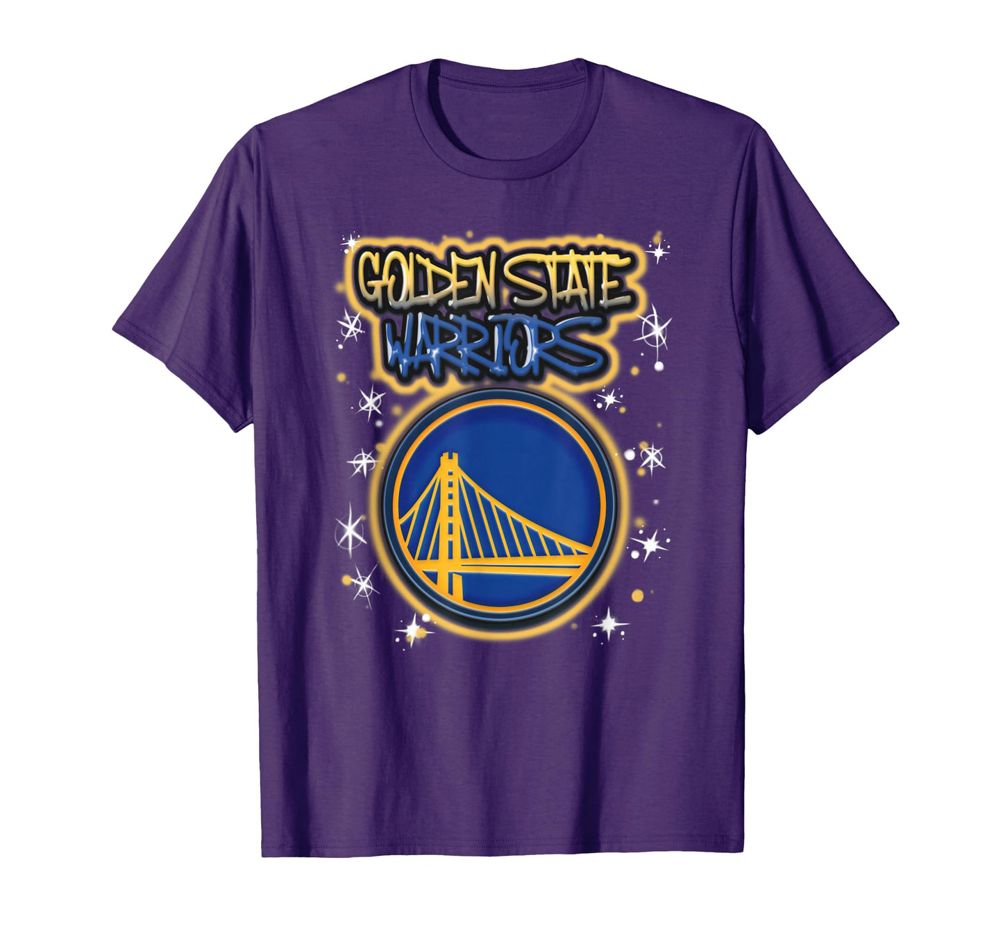 NBA Golden State Warriors Airbrush Logo T-Shirt