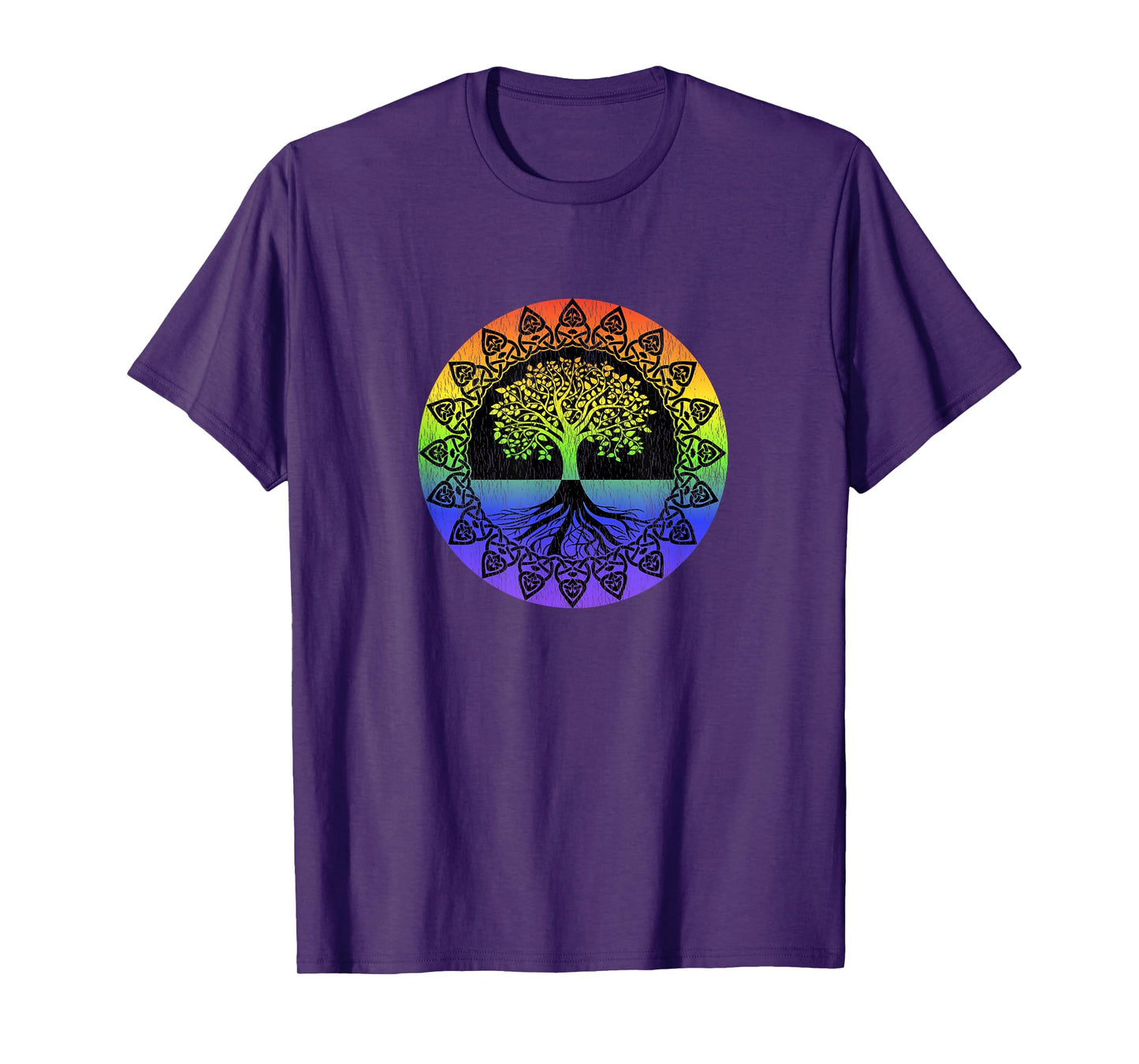 Tree of Life Rainbow-Colored T-Shirt