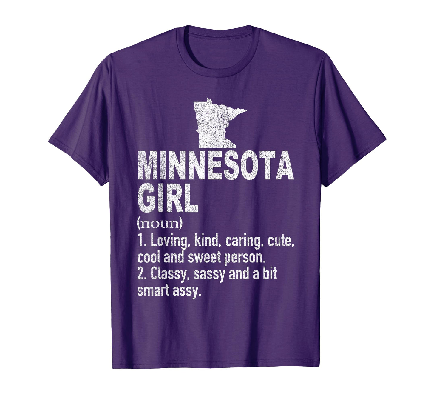 Minnesota Girl Definition Funny Hometown Home Minnesota T-Shirt