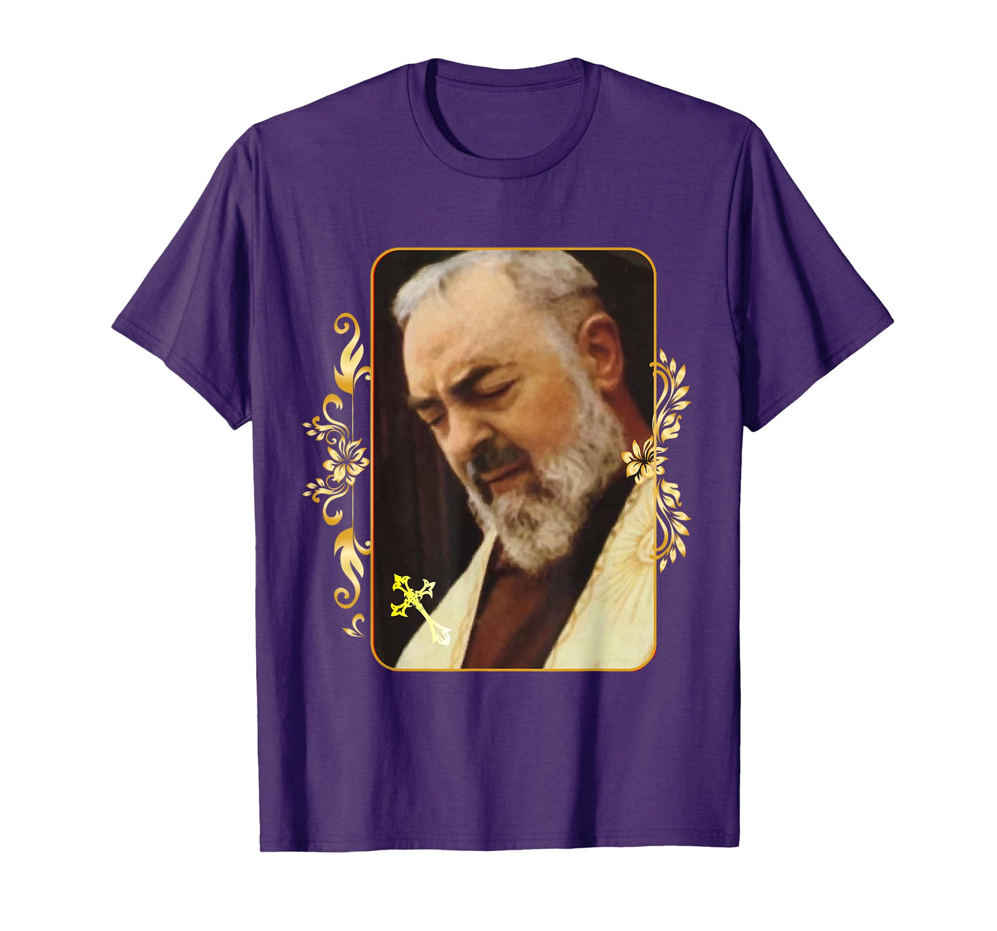 Religious Catholic St Padre Pio Of Pietrelcina T-Shirt T-Shirt