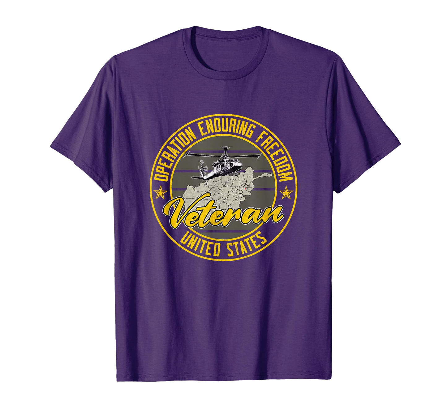 Operation Enduring Freedom OEF Veteran Afghanistan Vintage T-Shirt