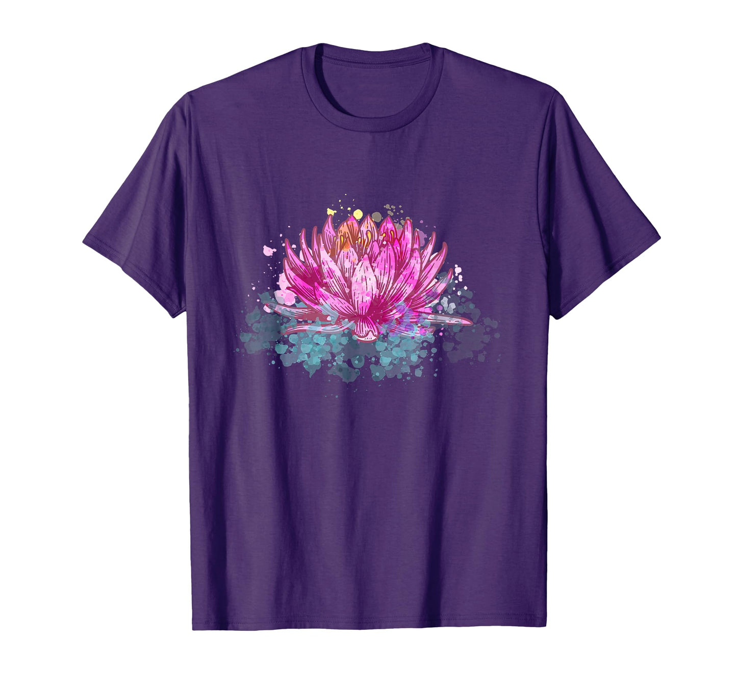 Lotus Flower Namaste Spiritual Yoga Floral Meditation Yogi T-Shirt