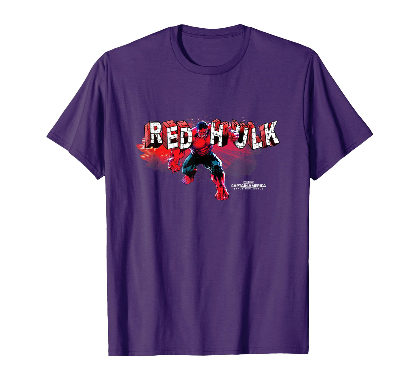 Marvel Captain America: Brave New World Red Hulk Logo T-Shirt