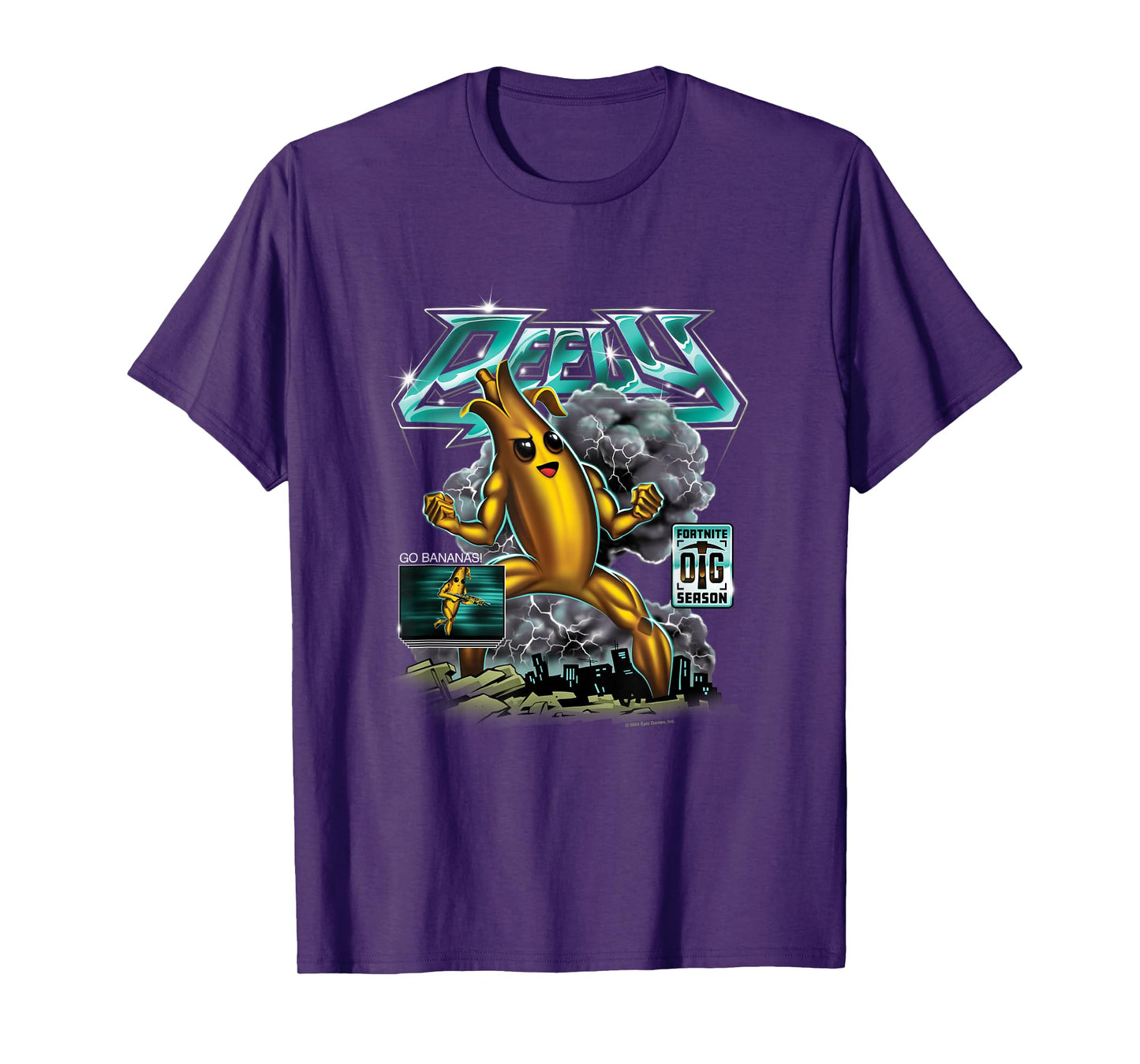 Fortnite Peely Go Bananas! T-Shirt