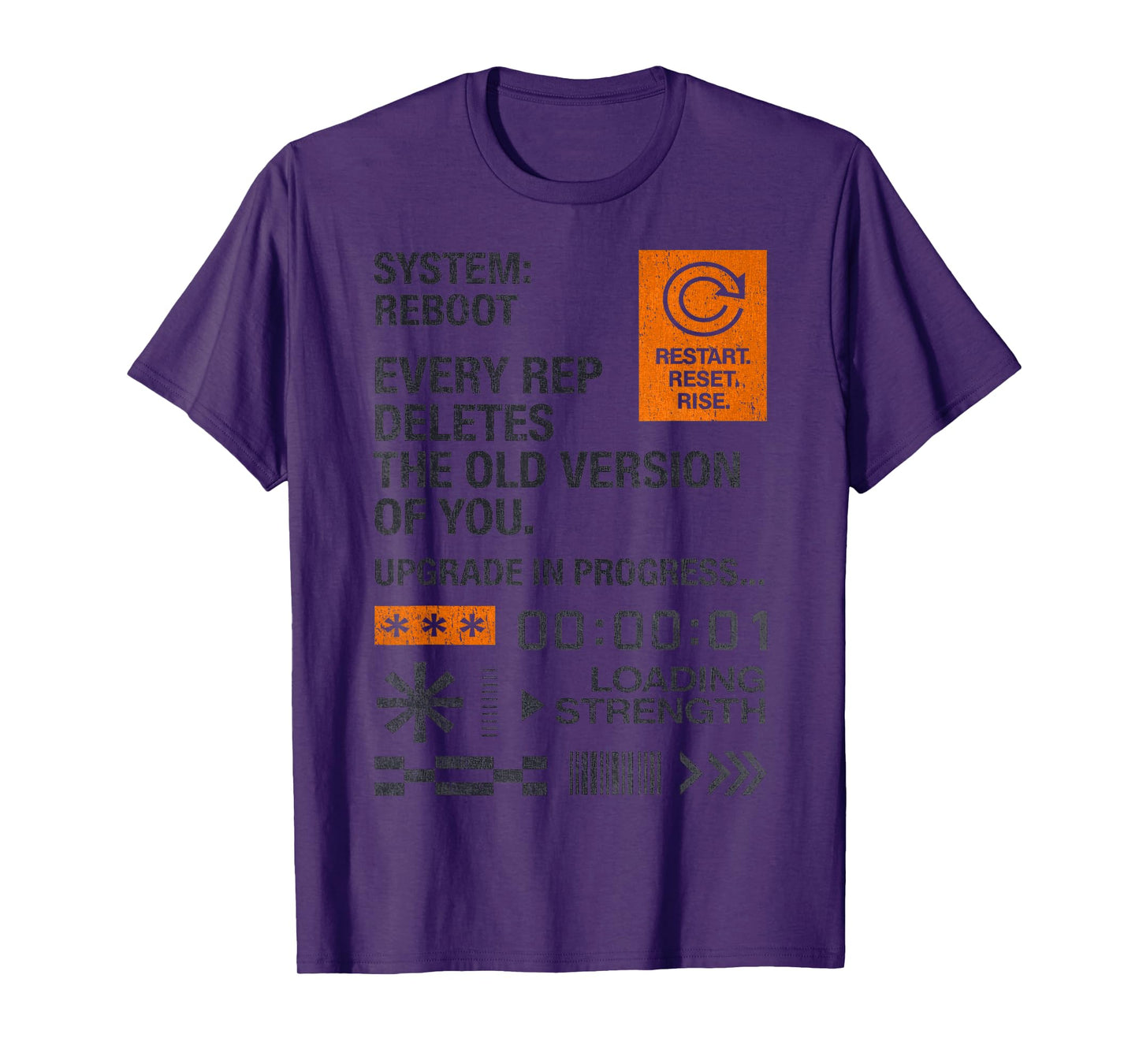 Y2K Fitness Quote Gym Training Discipline Yoga Sport Workout T-Shirt