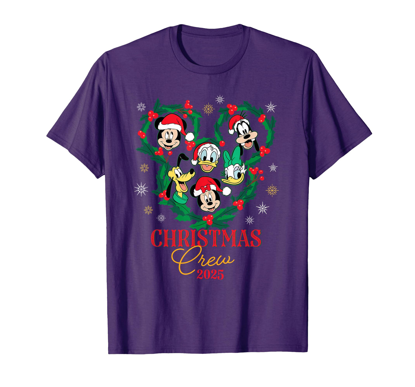 Disney Mickey & Friends Christmas Crew 2025 Holiday Trip T-Shirt