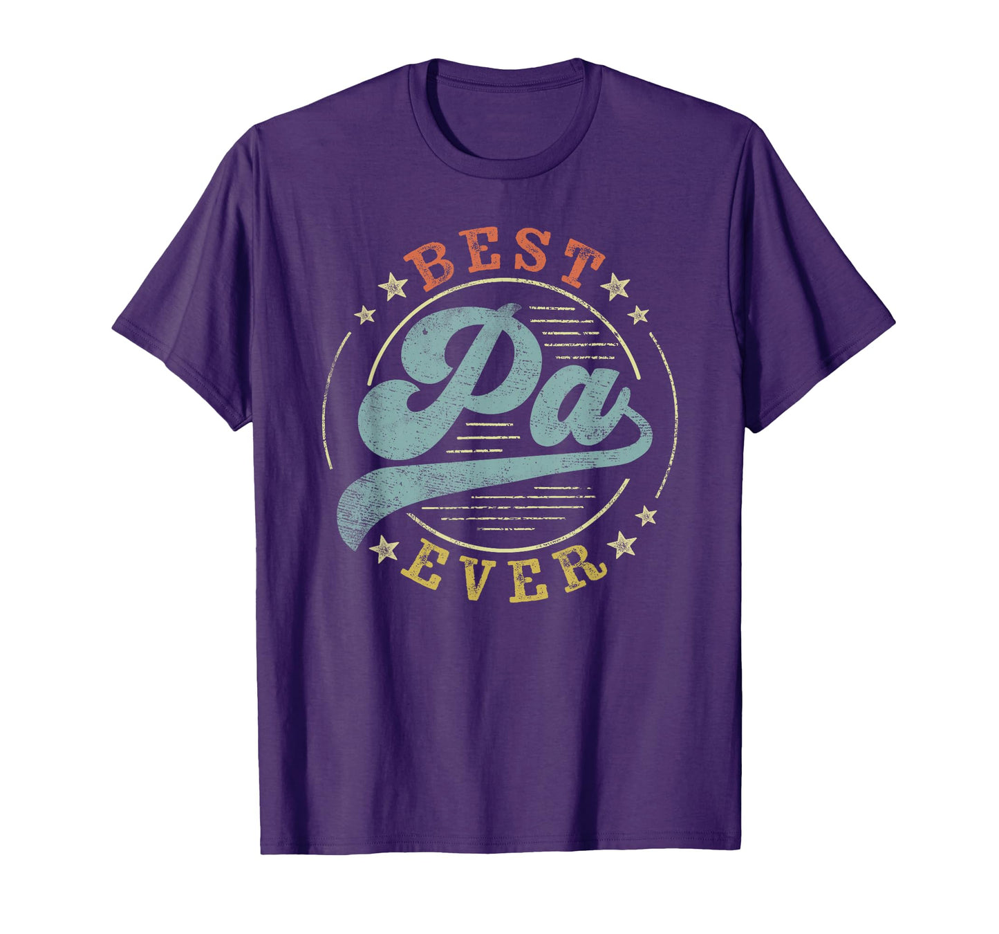 Best Pa Ever Father's Day Pa Gifts Vintage Emblem T-Shirt