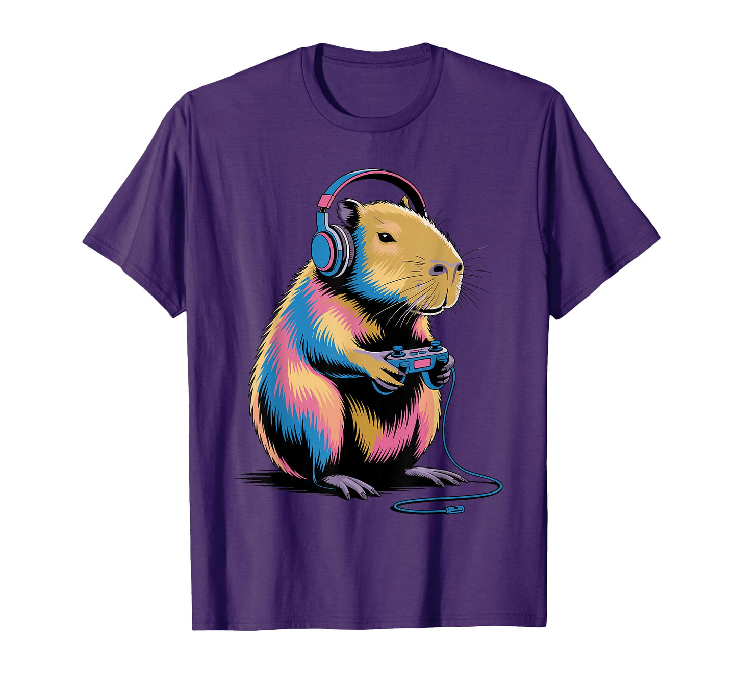 Cool Capybara Art for Men Women Kids Rodent Capybara Lover T-Shirt