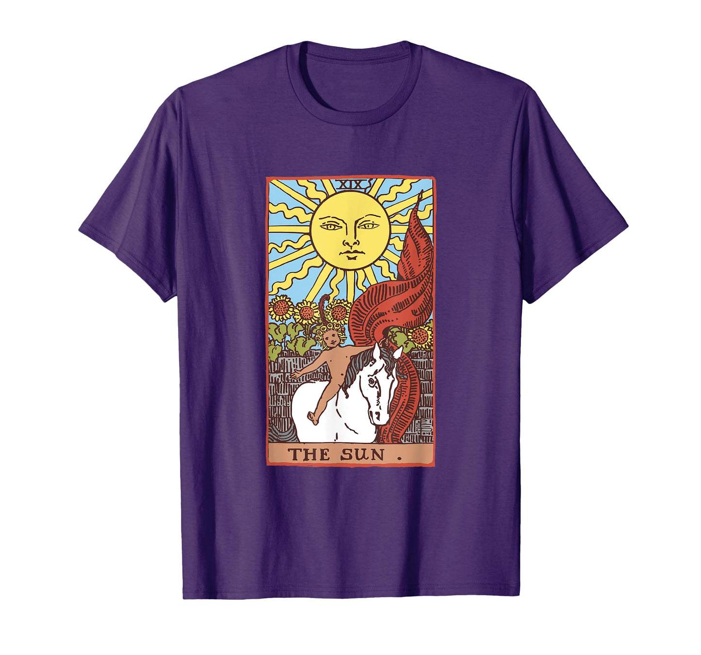 Sun Tarot Card Rider Waite T-Shirt