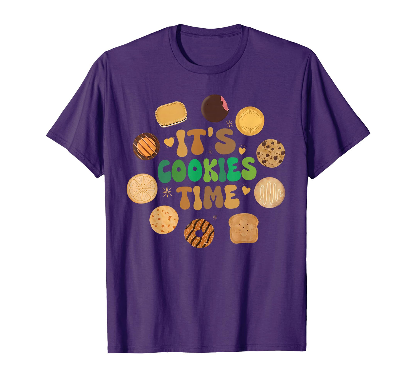 It's Cookie Time Scout for Girls Cookie Girls Camping Family T-Shirt