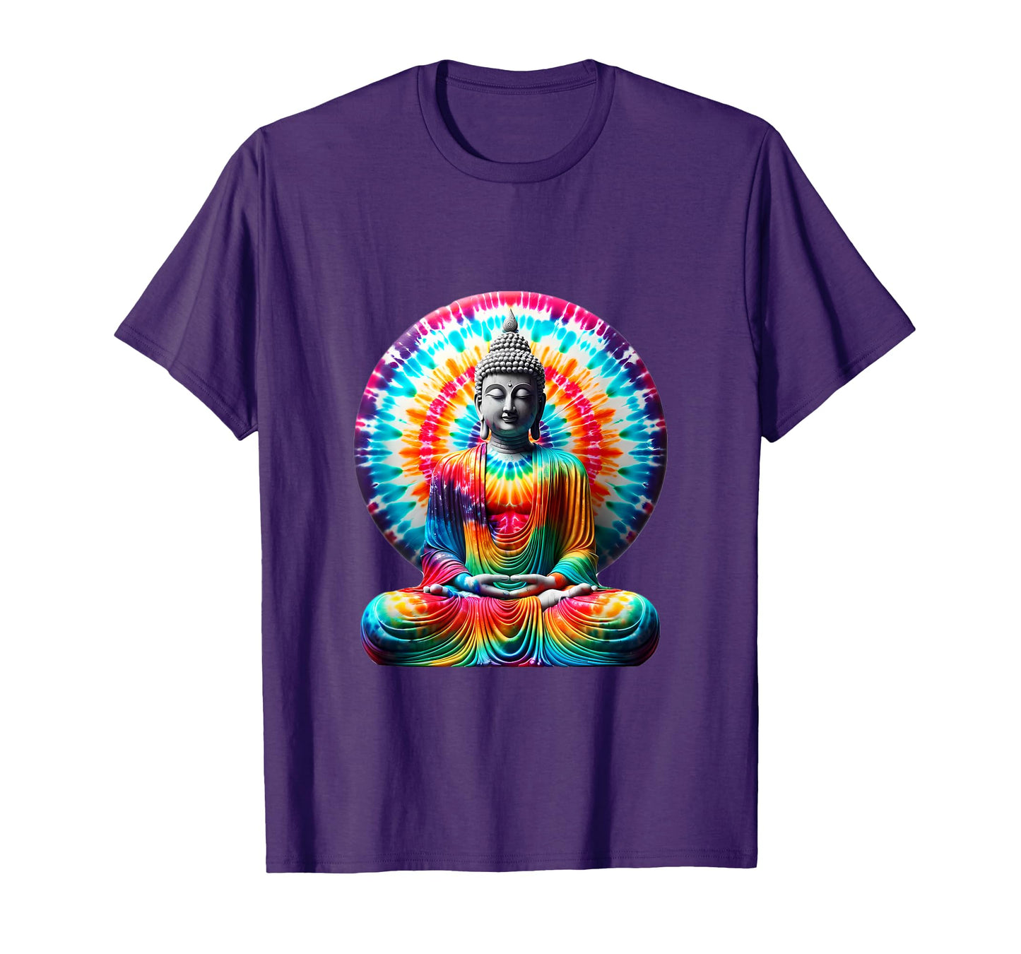 Buddha Tie Dye Vintage Yoga Spiritual Zen Buddhism Buddhist T-Shirt