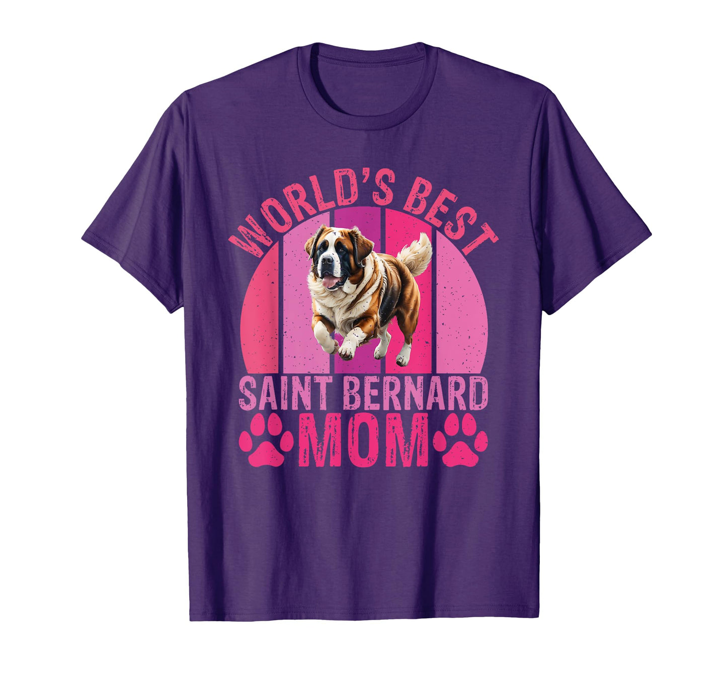 Worlds best Saint Bernard Mom St Bernard T-Shirt