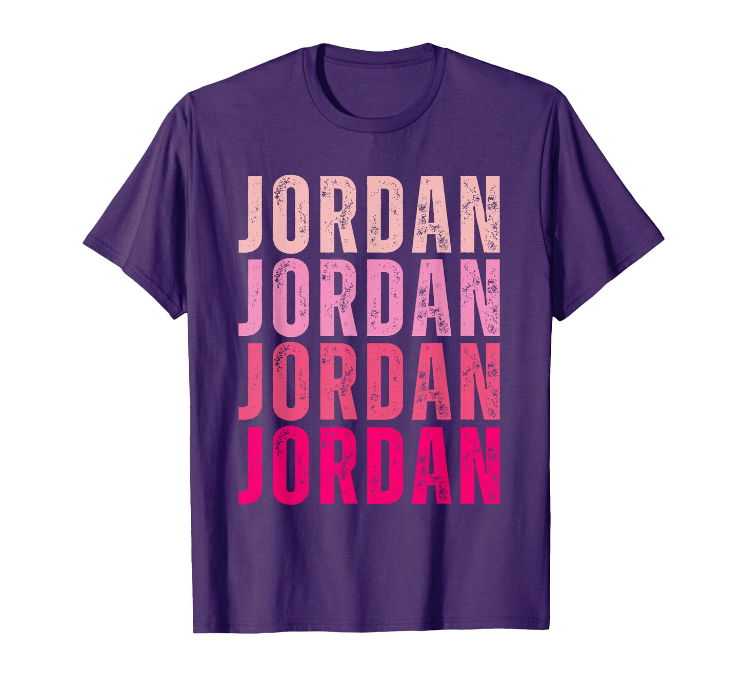 Jordan Personalized Name I Love Jordan Vintage T-Shirt