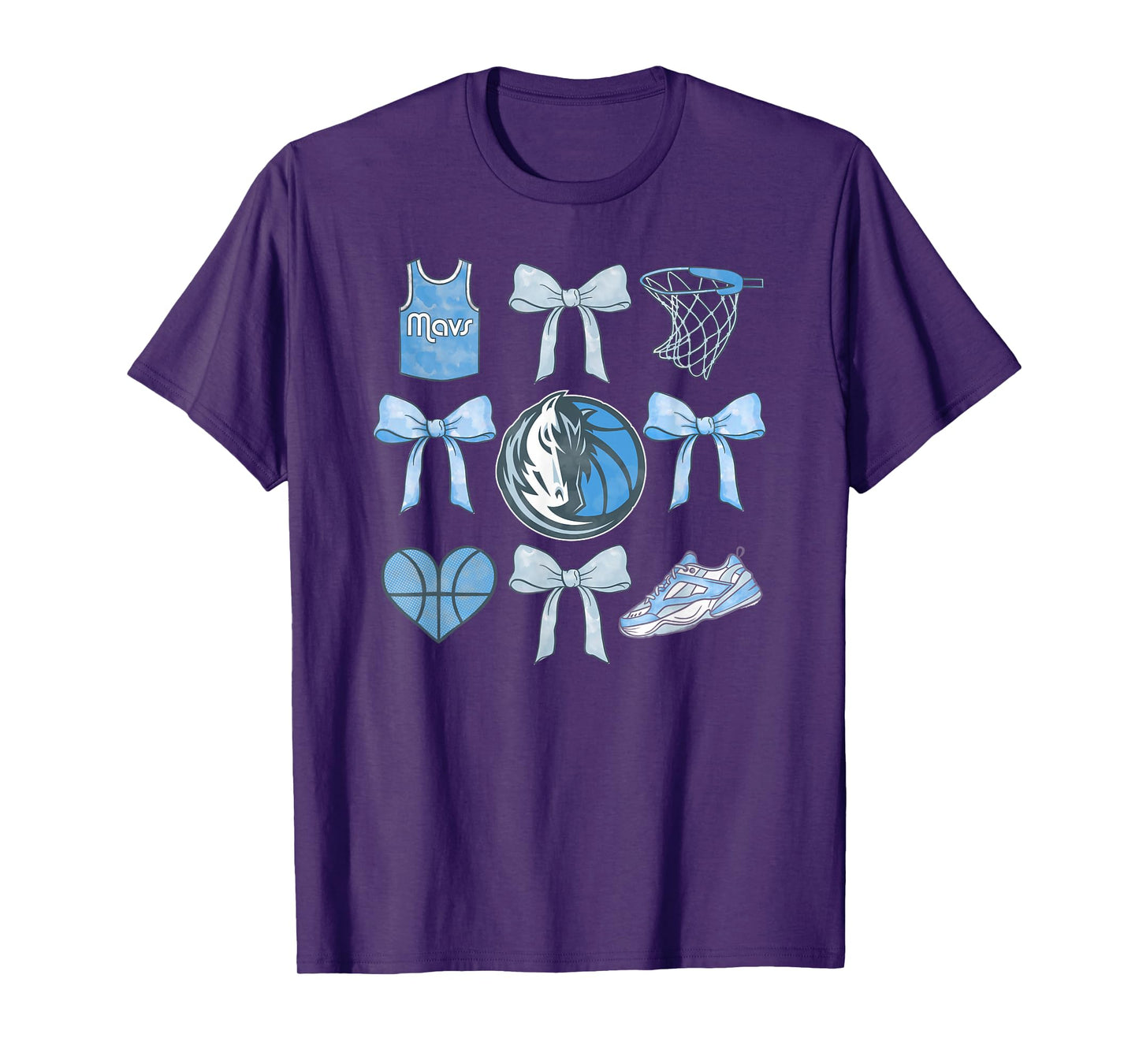 NBA Dallas Mavericks Bow Grid T-Shirt