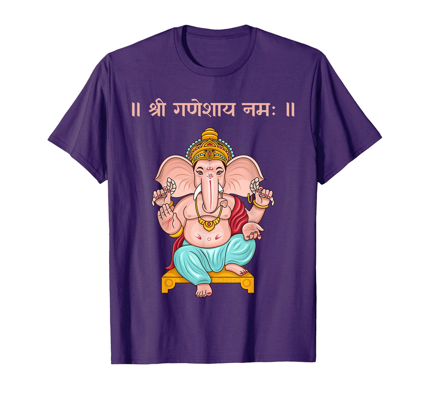 Ganapati, Ganesh, Shree Ganeshaya Namaha Sanskrit Puja T-Shirt