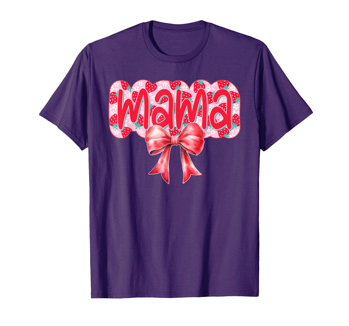 Mama Of The Berry First Birthday Strawberry Family Matching T-Shirt