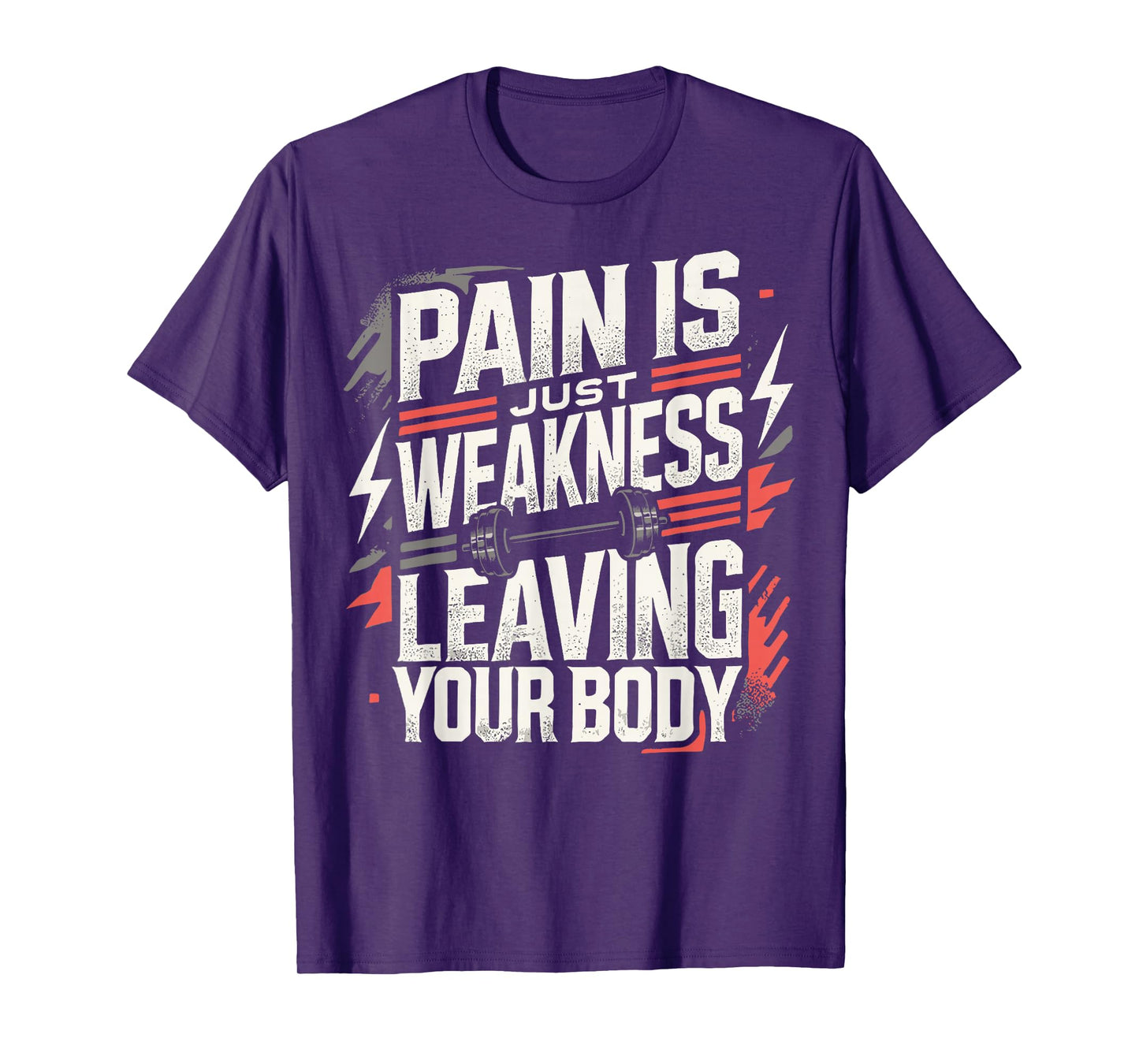 Pain Is Just Weakness Leaving Your Body Gym Coaches T-Shirt