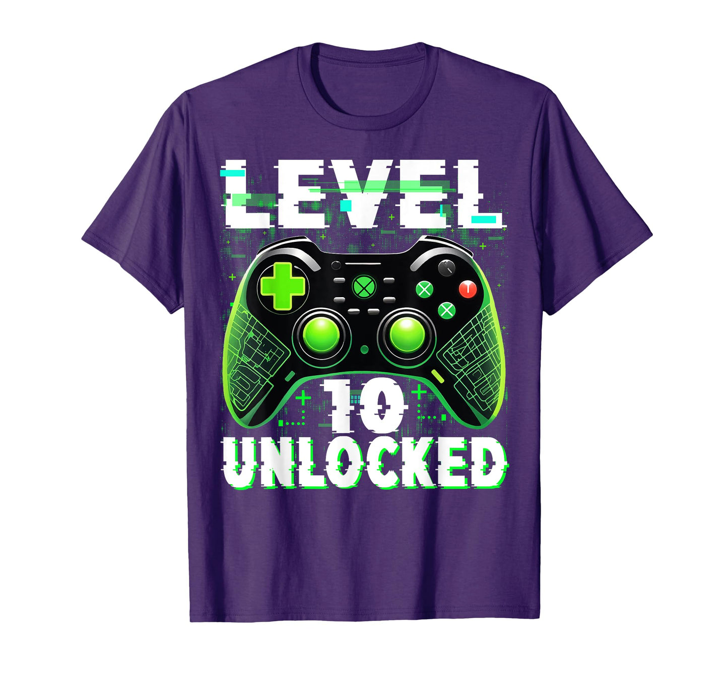 Level 10 Unlocked Shirt Funny Video Gamer Geek 10th Birthday T-Shirt