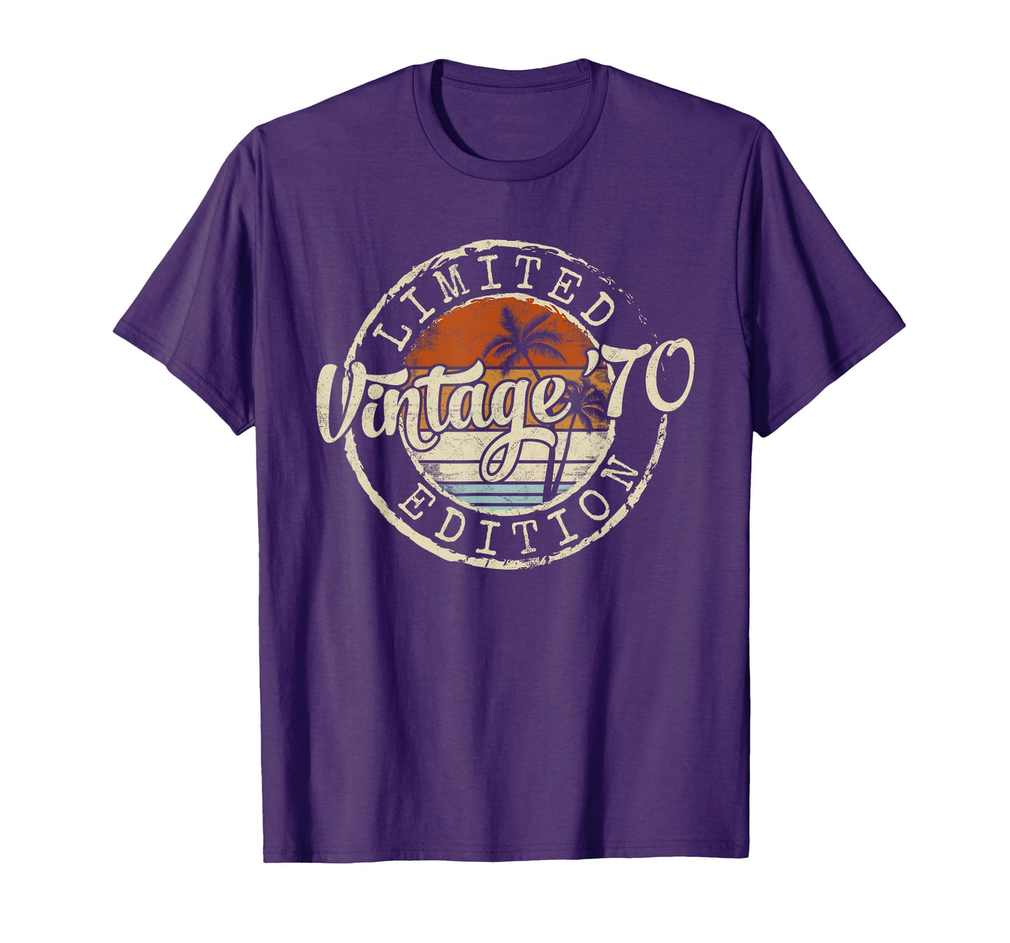 Vintage 1970 55th Birthday Gifts For Men Women 55 Year Old T-Shirt