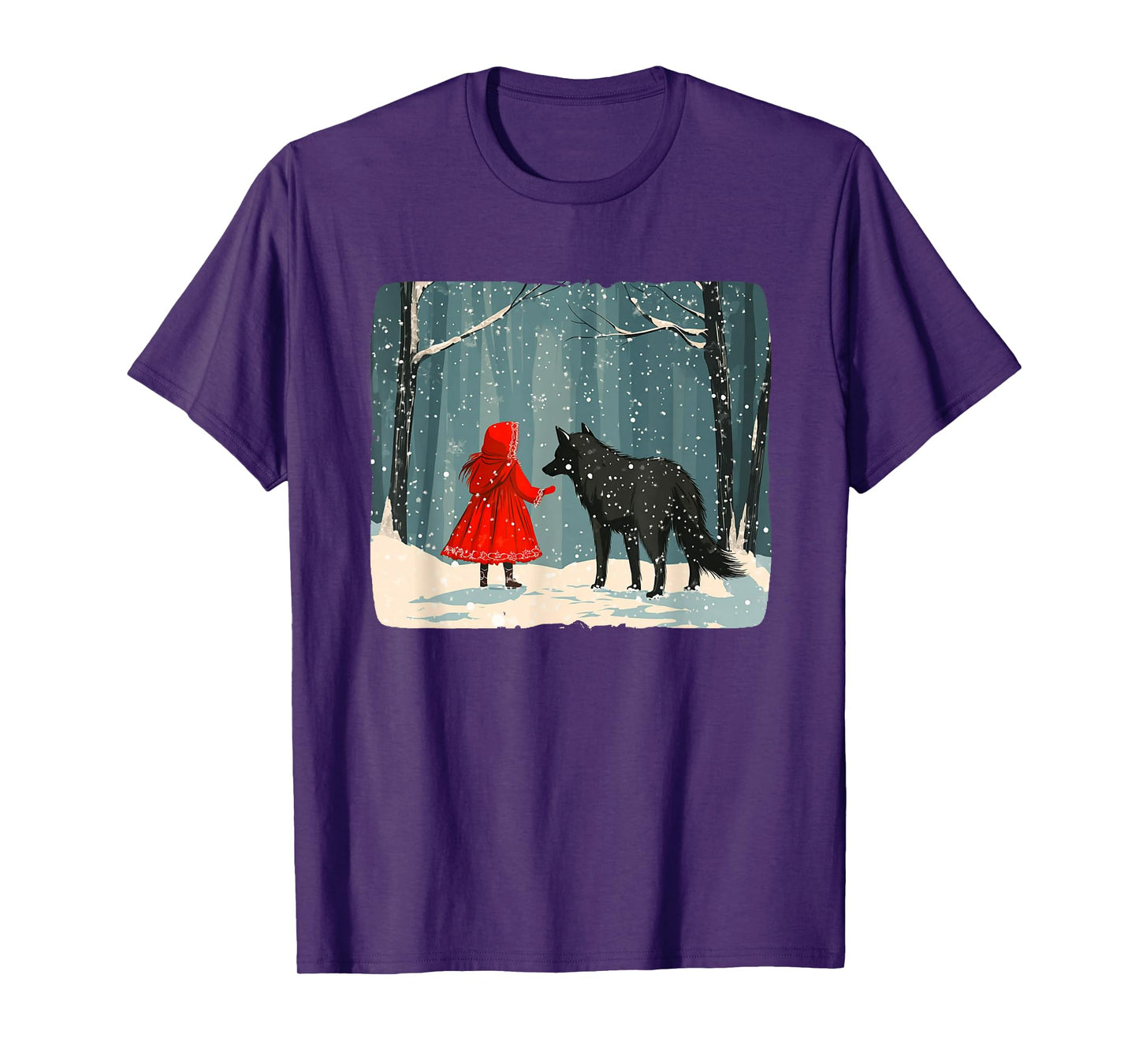 Enchanted Red Riding Hood for Fairy Tale Lovers T-Shirt