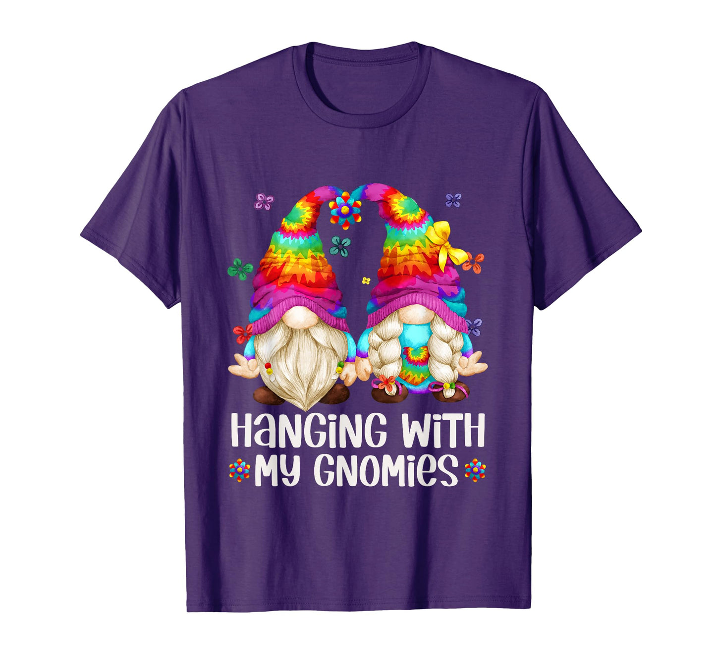 Hippie Gnome For Summer Vacation For Hanging With My Gnomies T-Shirt