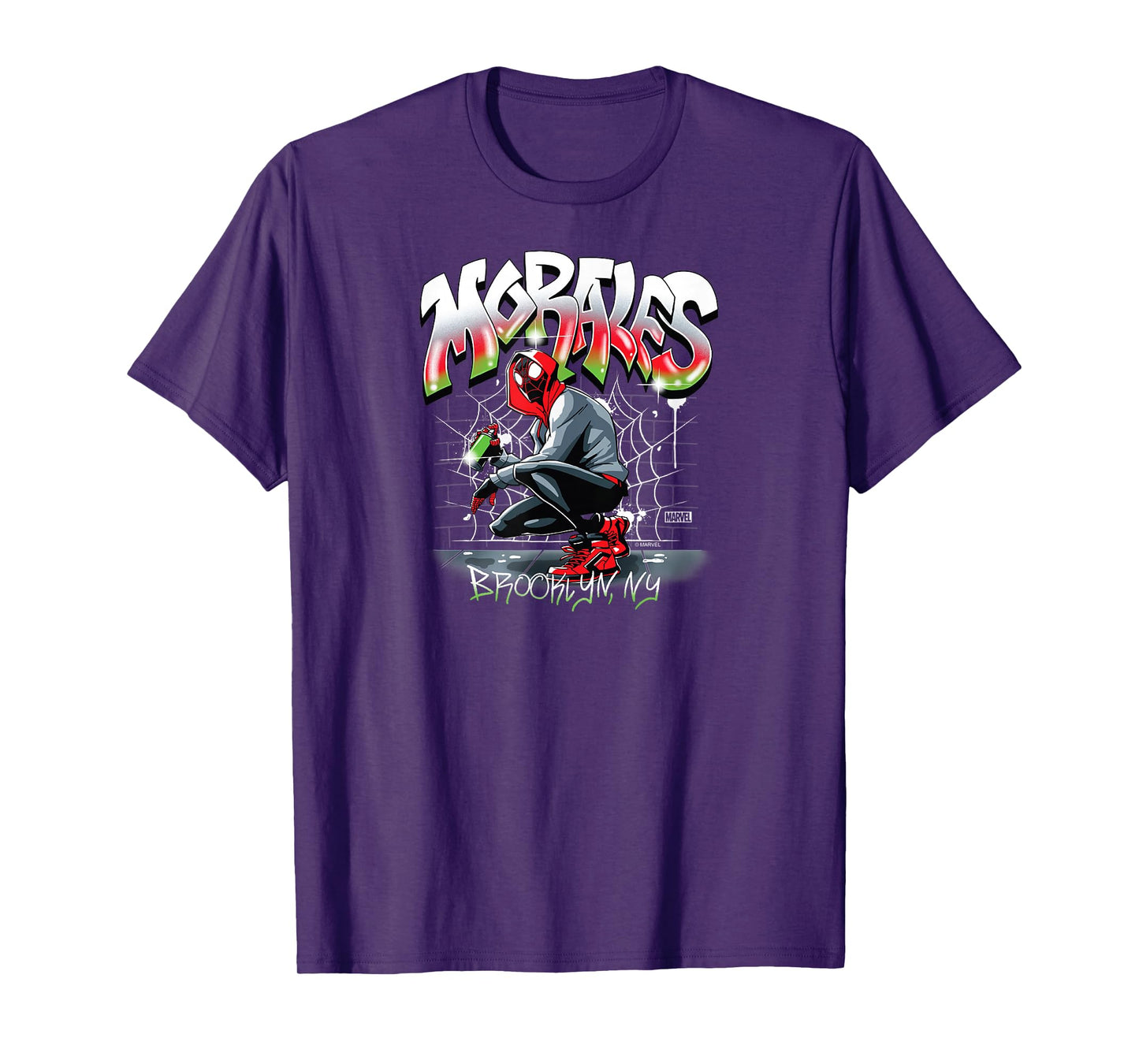 Spider-Man - Miles Morales Spray Paint T-Shirt