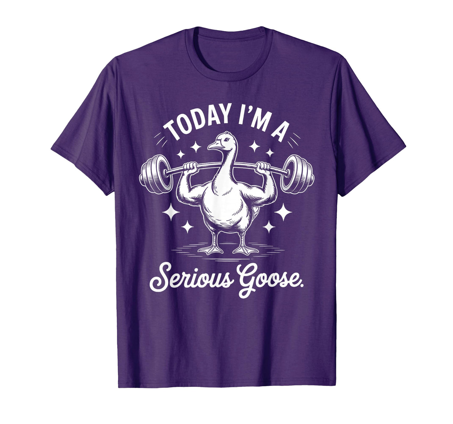 Today I'm a Serious Goose Funny deadlif Weight Lifting T-Shirt