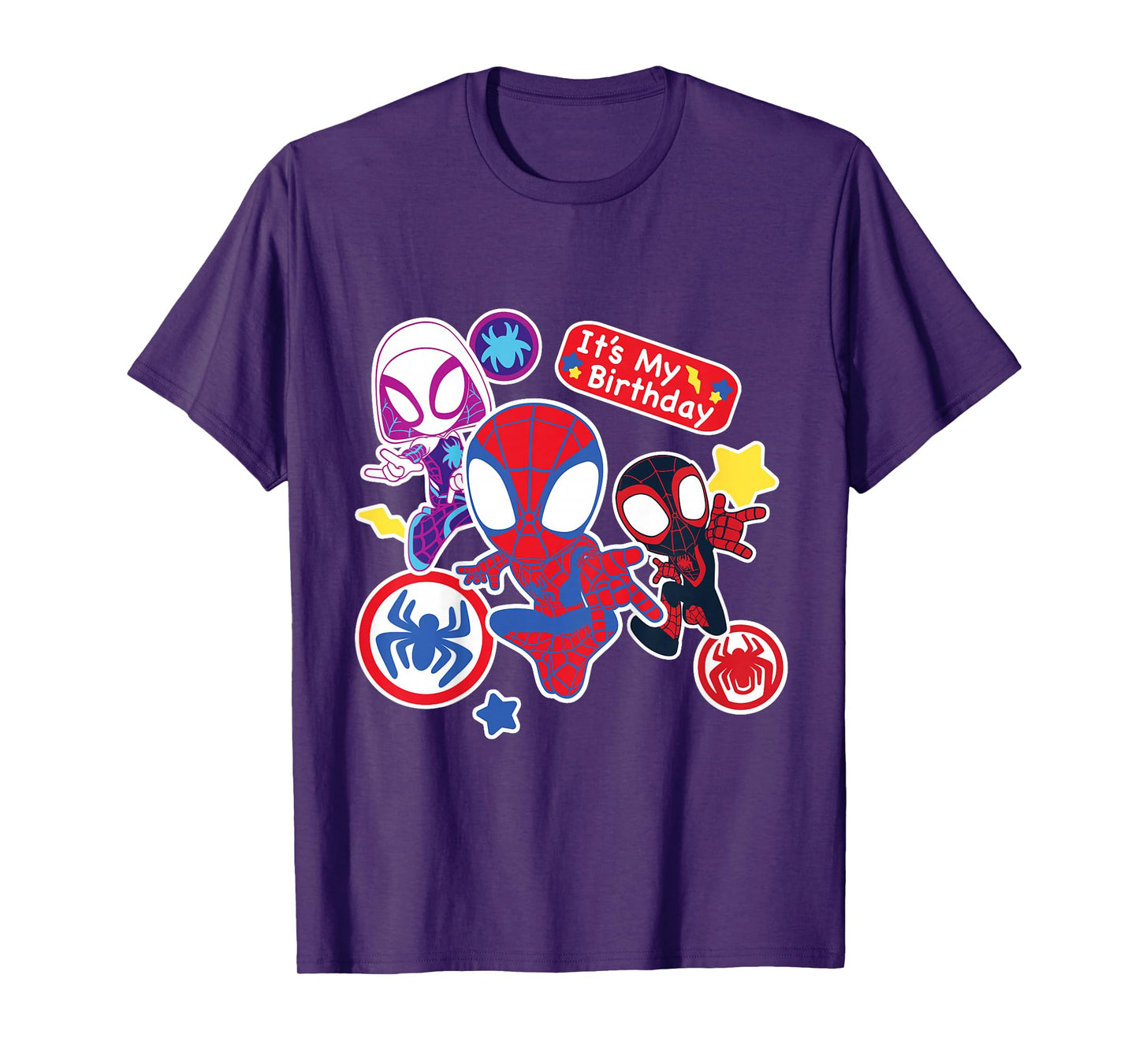 Marvel Spidey and His Amazing Friends It’s My Birthday T-Shirt