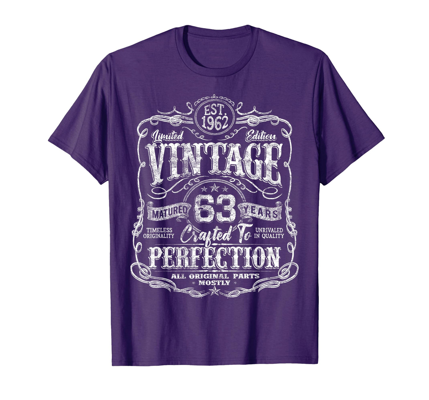 Vintage 1962 Limited Edition Shirt 63 year old 63rd Birthday T-Shirt