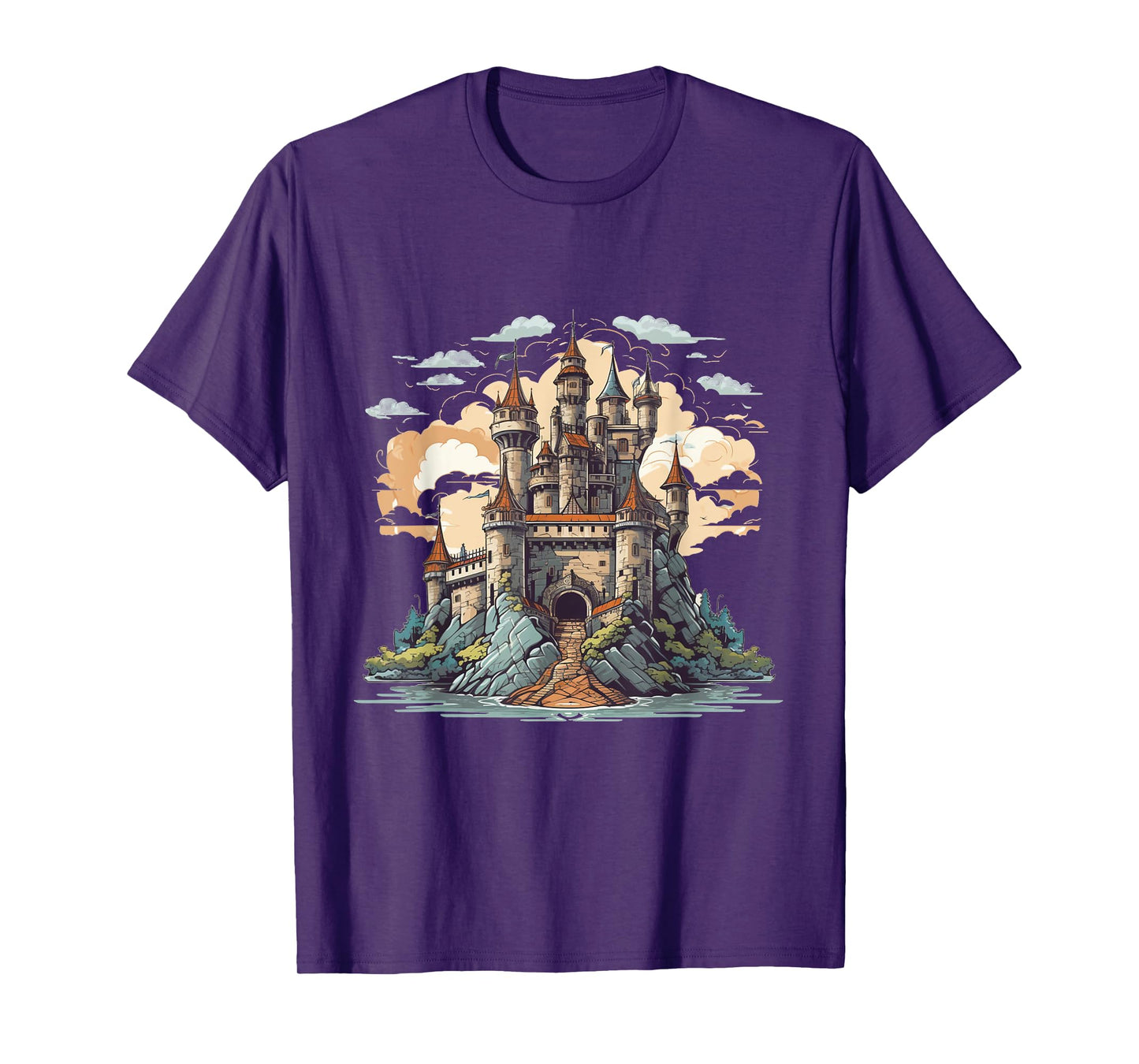 Cool Castle for knight lovers and medieval fans T-Shirt
