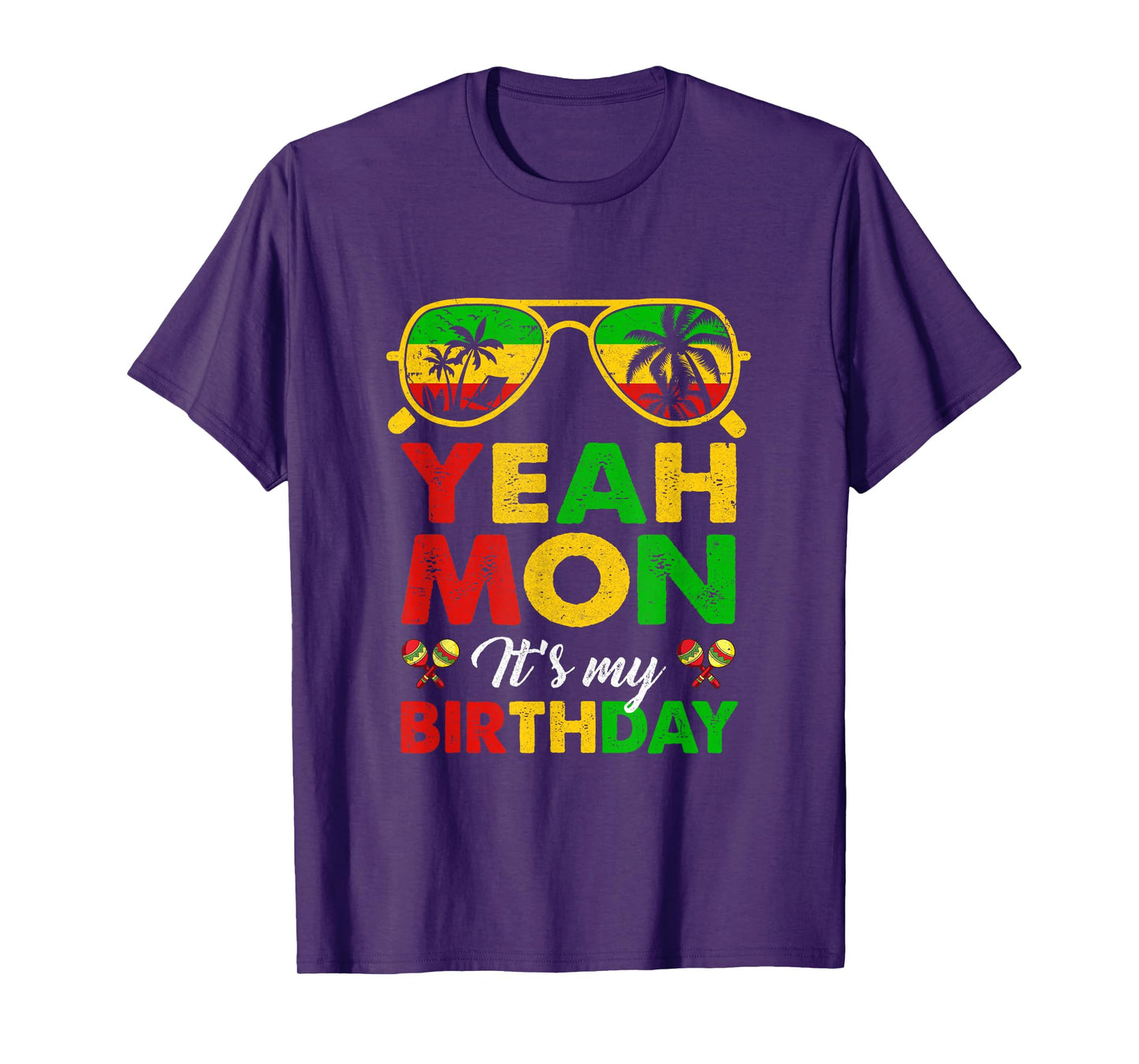 Yeah Mon Jamaican Jamaica Birthday Party Girls Women Men T-Shirt