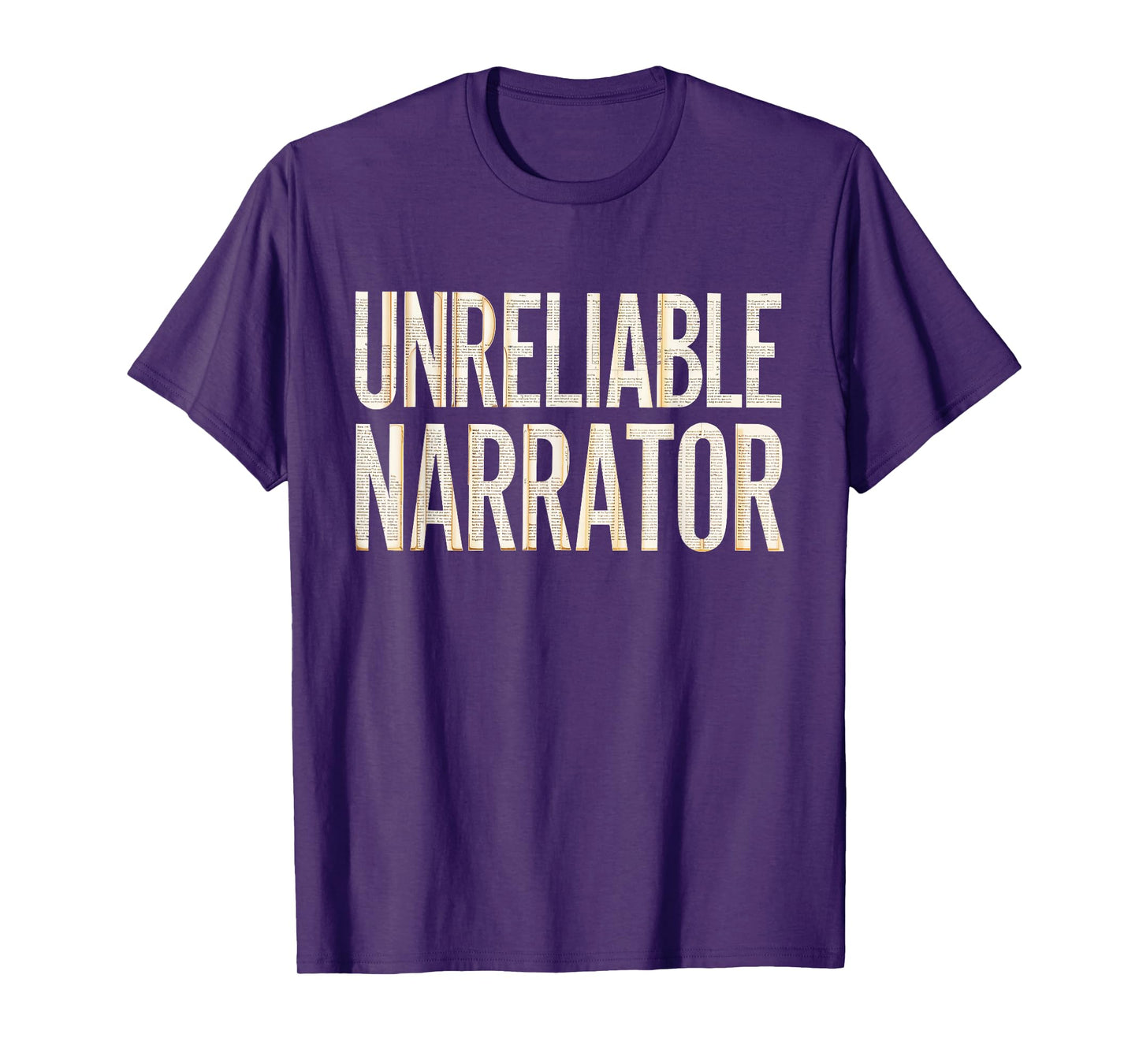 Unreliable Narrator Shirt Men Women Literary Lover Writer T-Shirt