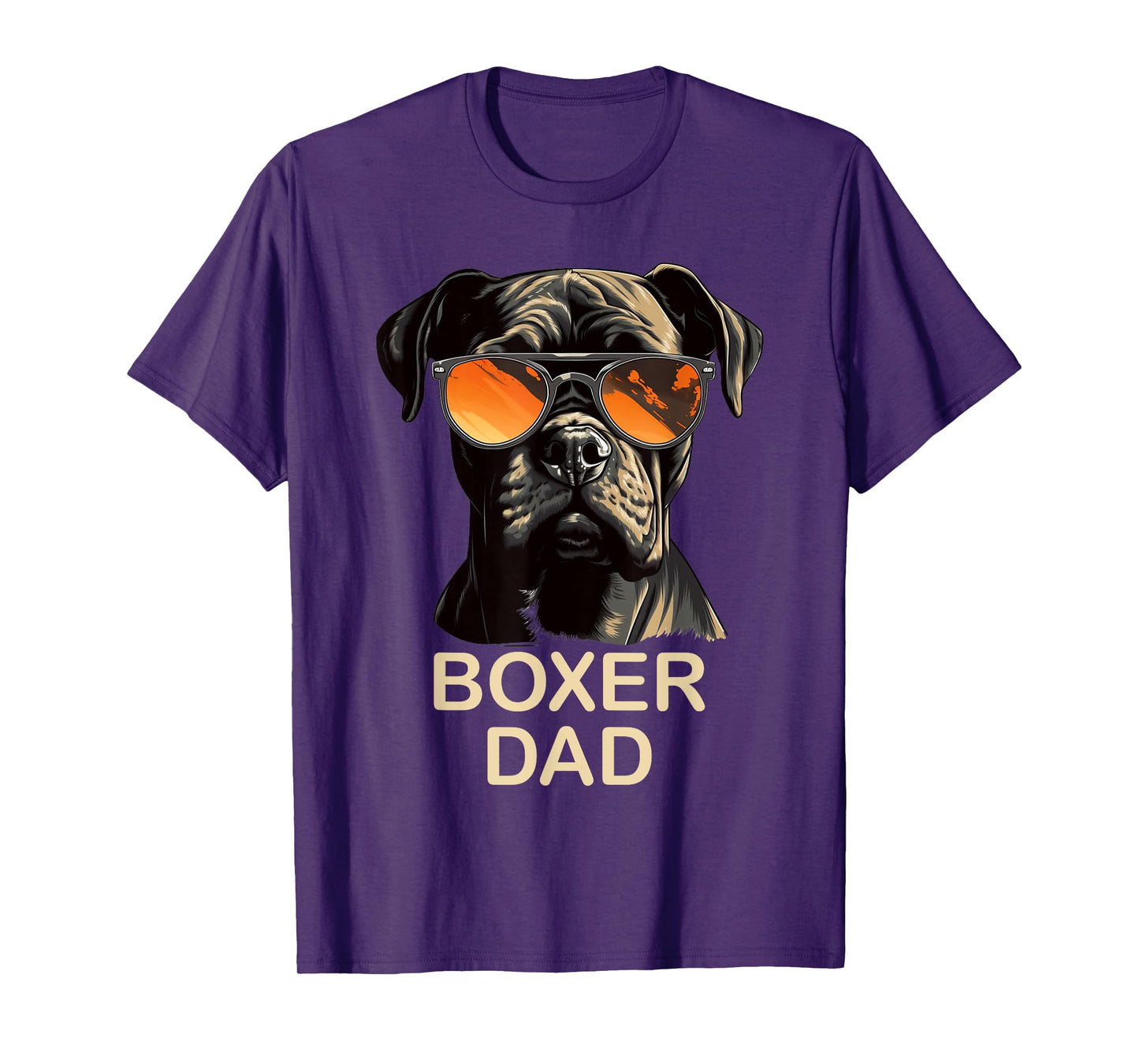 Boxer Dad Dog Owner Gift Funny Boxer Dog Lover Dad T-Shirt