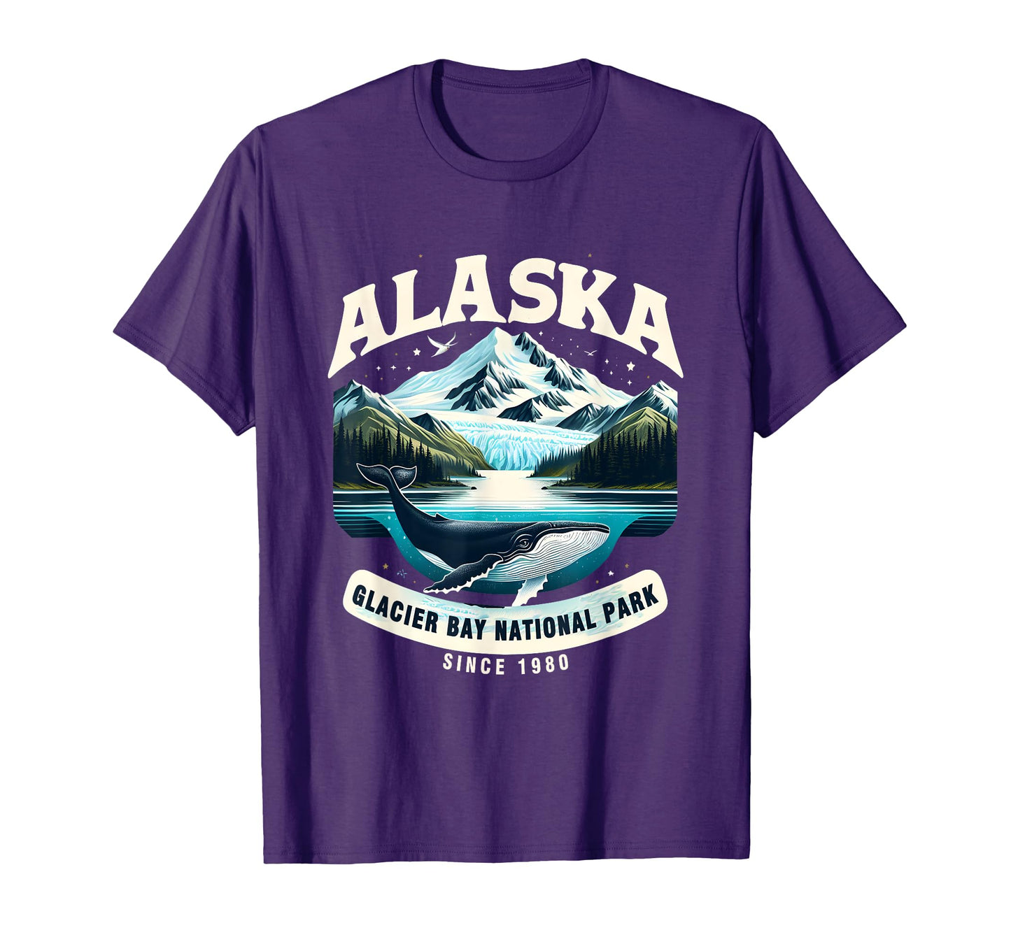 Alaska Cruise Alaska Glacier Bay National Park Sine 1980 T-Shirt