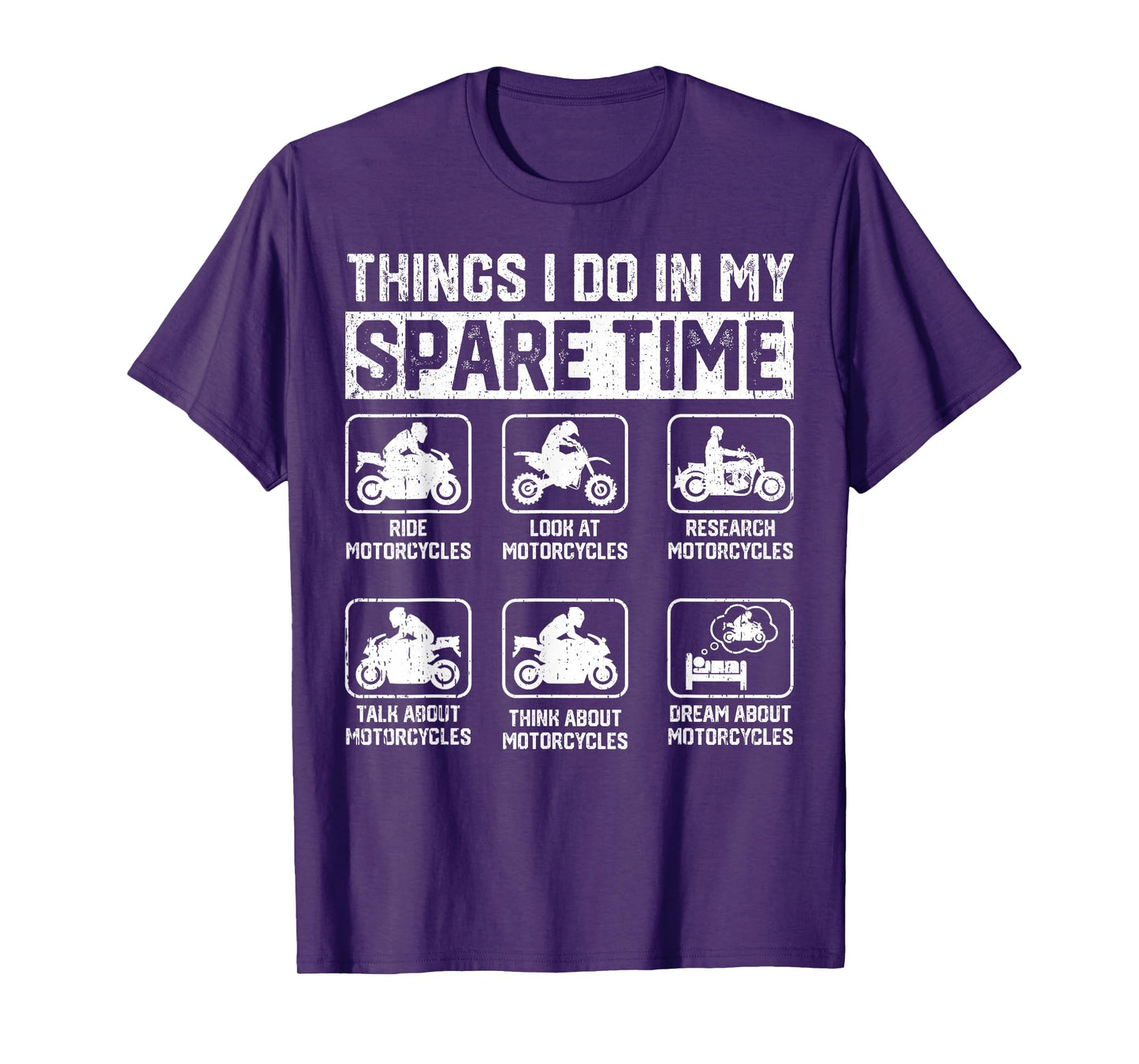 Things I Do In My Spare Time Motorcycle Enthusiast Rider Men T-Shirt