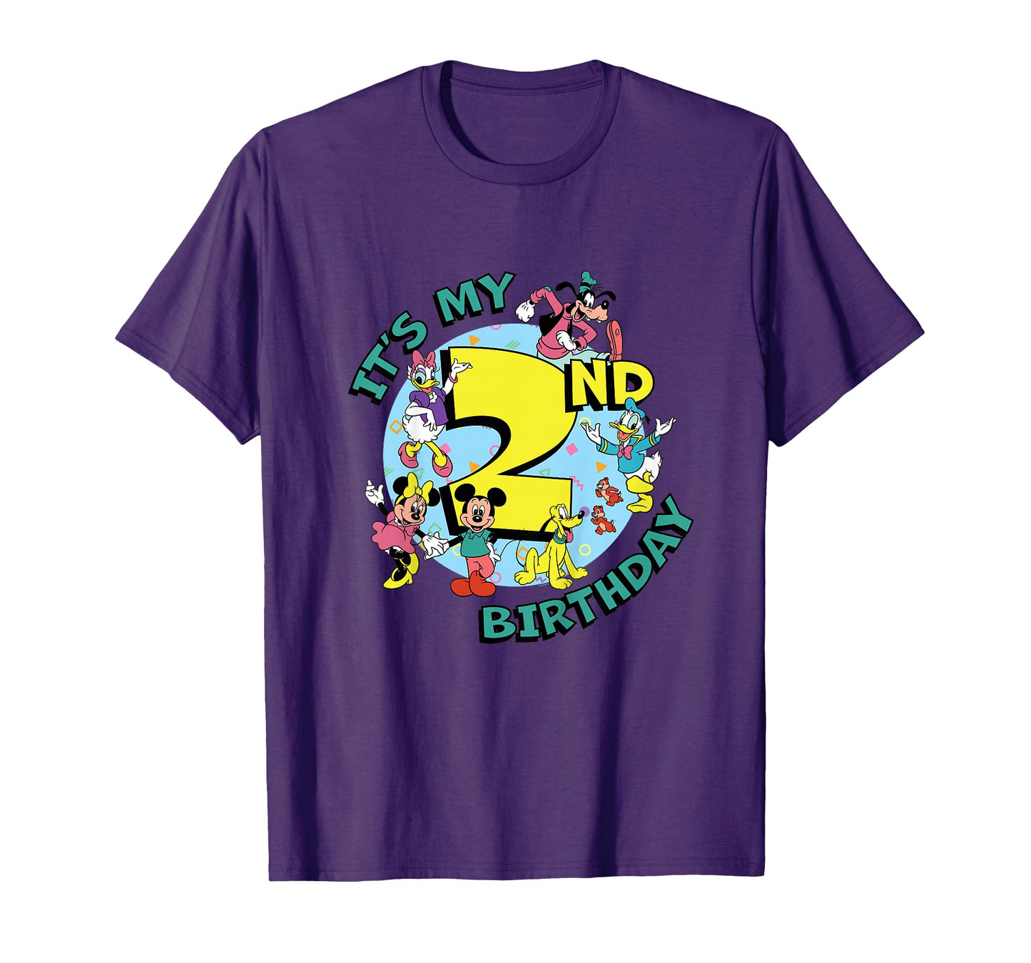 Disney Mickey and Friends It’s My Second 2nd Birthday T-Shirt