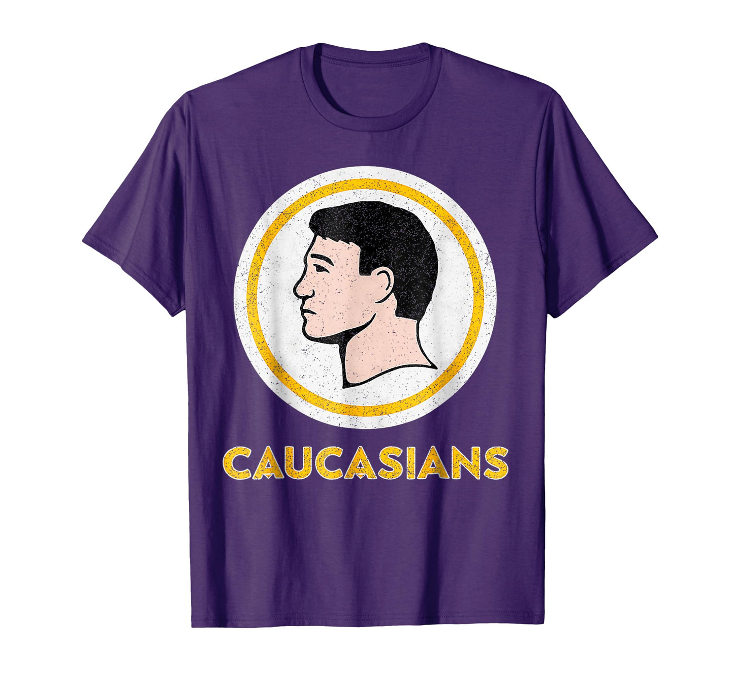 Caucasians Funny Vintage Caucasians Pride T-Shirt