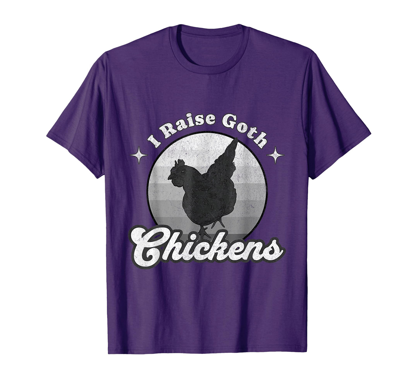 Vintage Design Ayam Cemani Chicken I Raise Goth Chickens T-Shirt