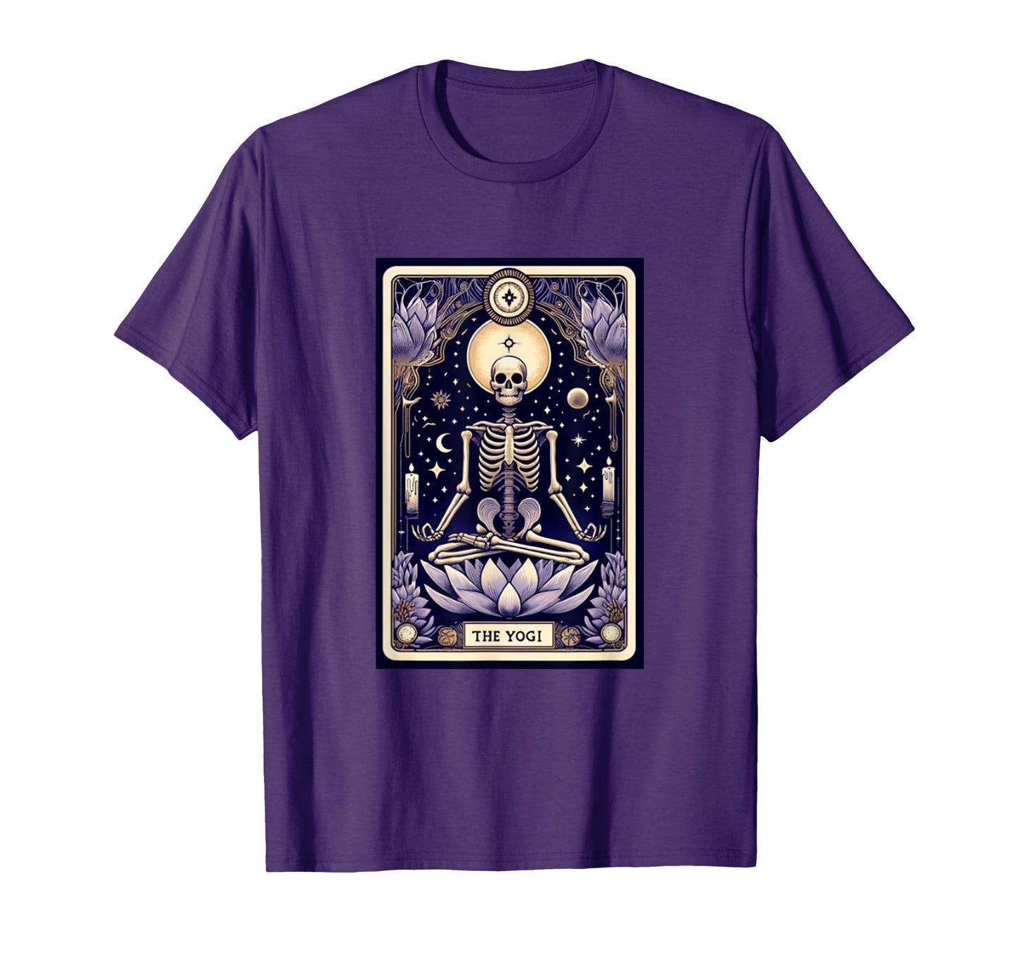 The Yogi Tarot Card Yoga Skeleton T-Shirt