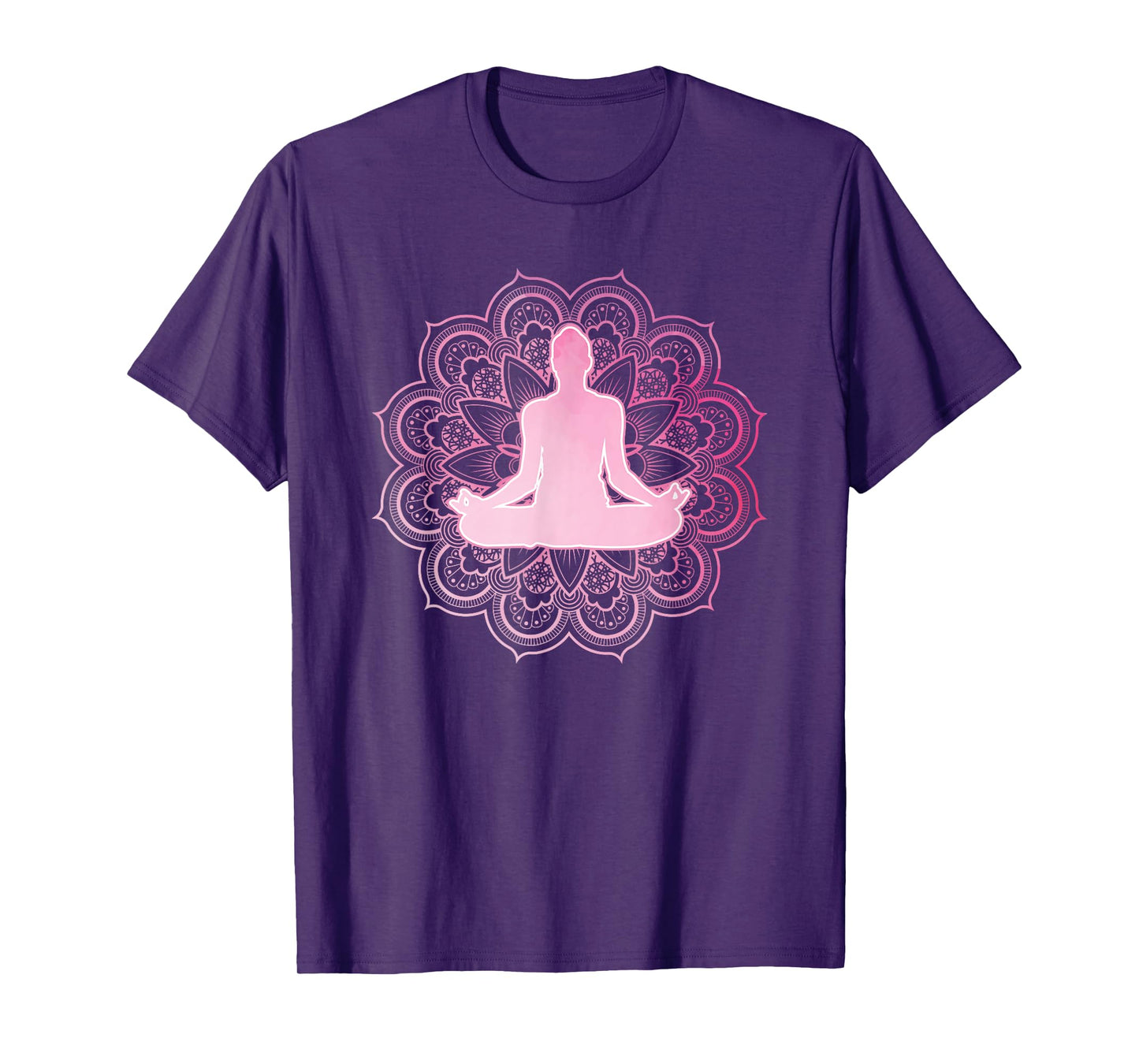 Yoga Meditation Mandala Design Spiritual T-Shirt