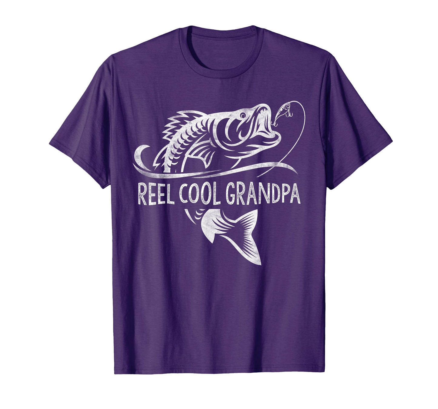 Reel Cool Grandpa Fishing Gifts Grandpa Father's Day T-Shirt
